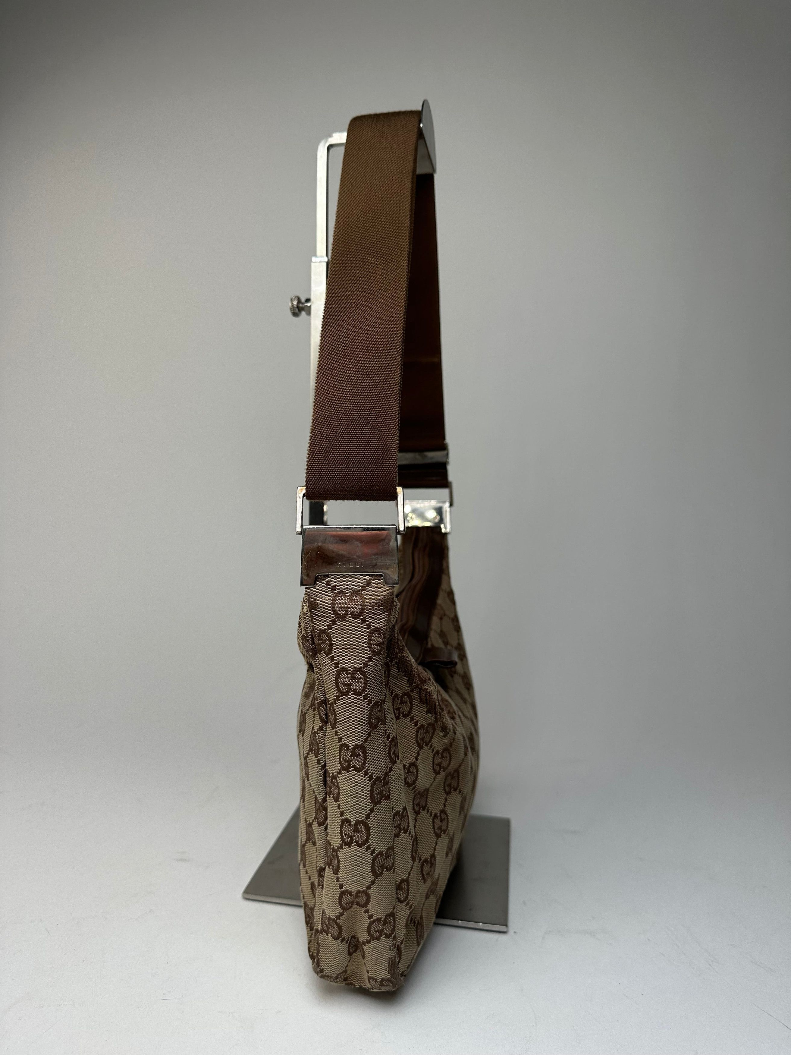 Gucci Vintage Monogram Multiway Bag Beige Brown Size ONE SIZE - 8 Thumbnail