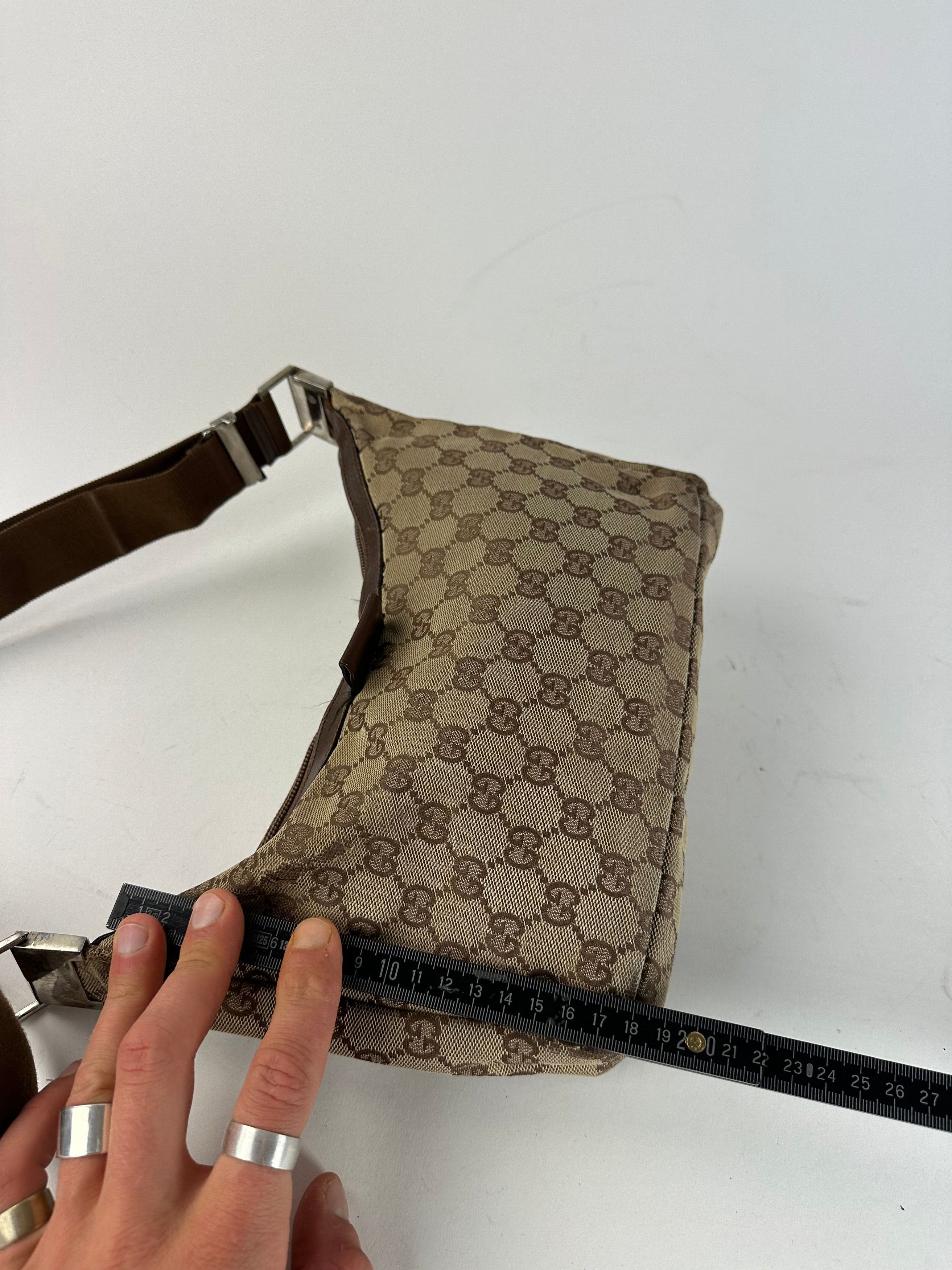 Gucci Vintage Monogram Multiway Bag Beige Brown Size ONE SIZE - 13 Thumbnail