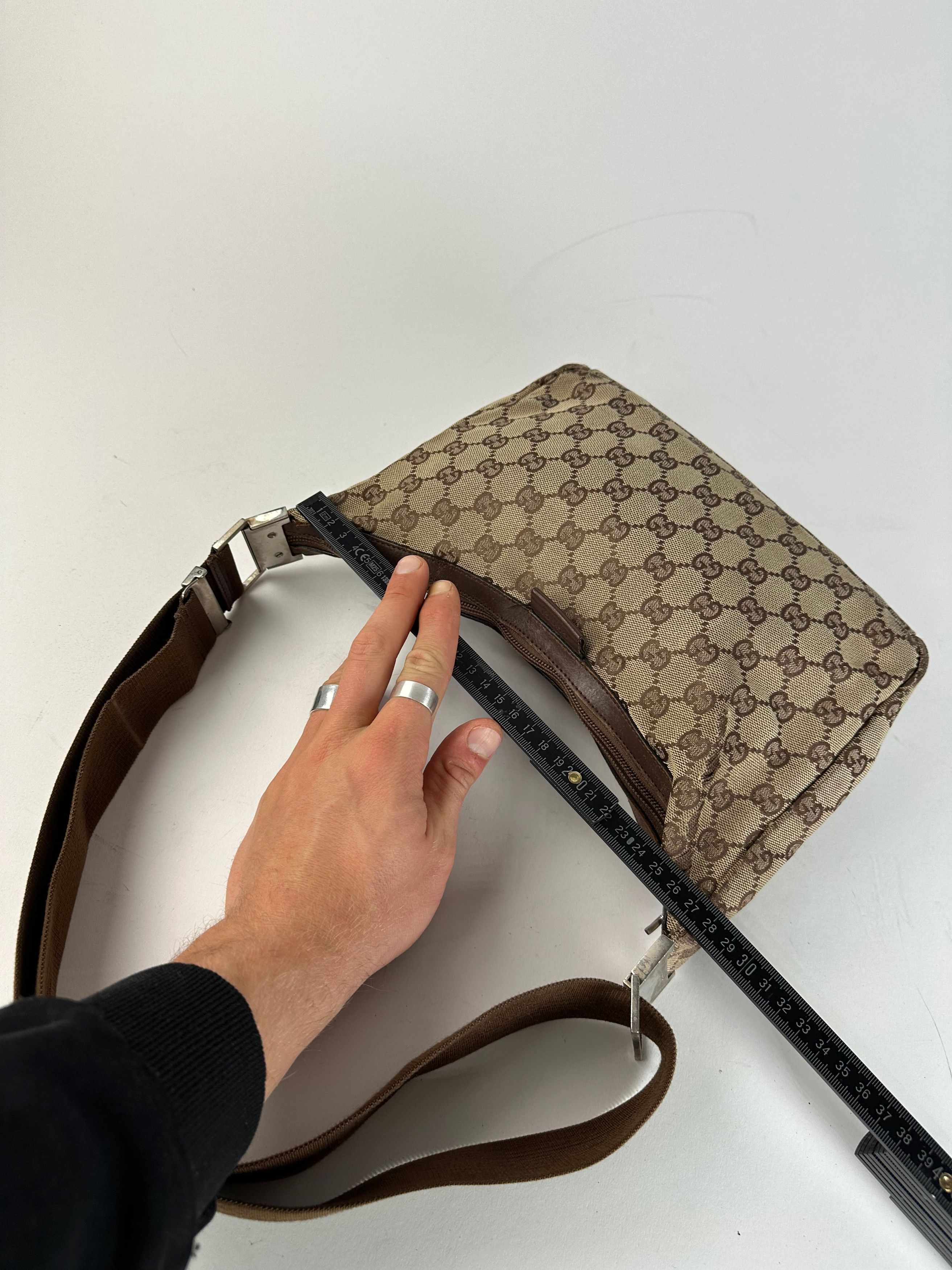 Gucci Vintage Monogram Multiway Bag Beige Brown Size ONE SIZE - 11 Thumbnail
