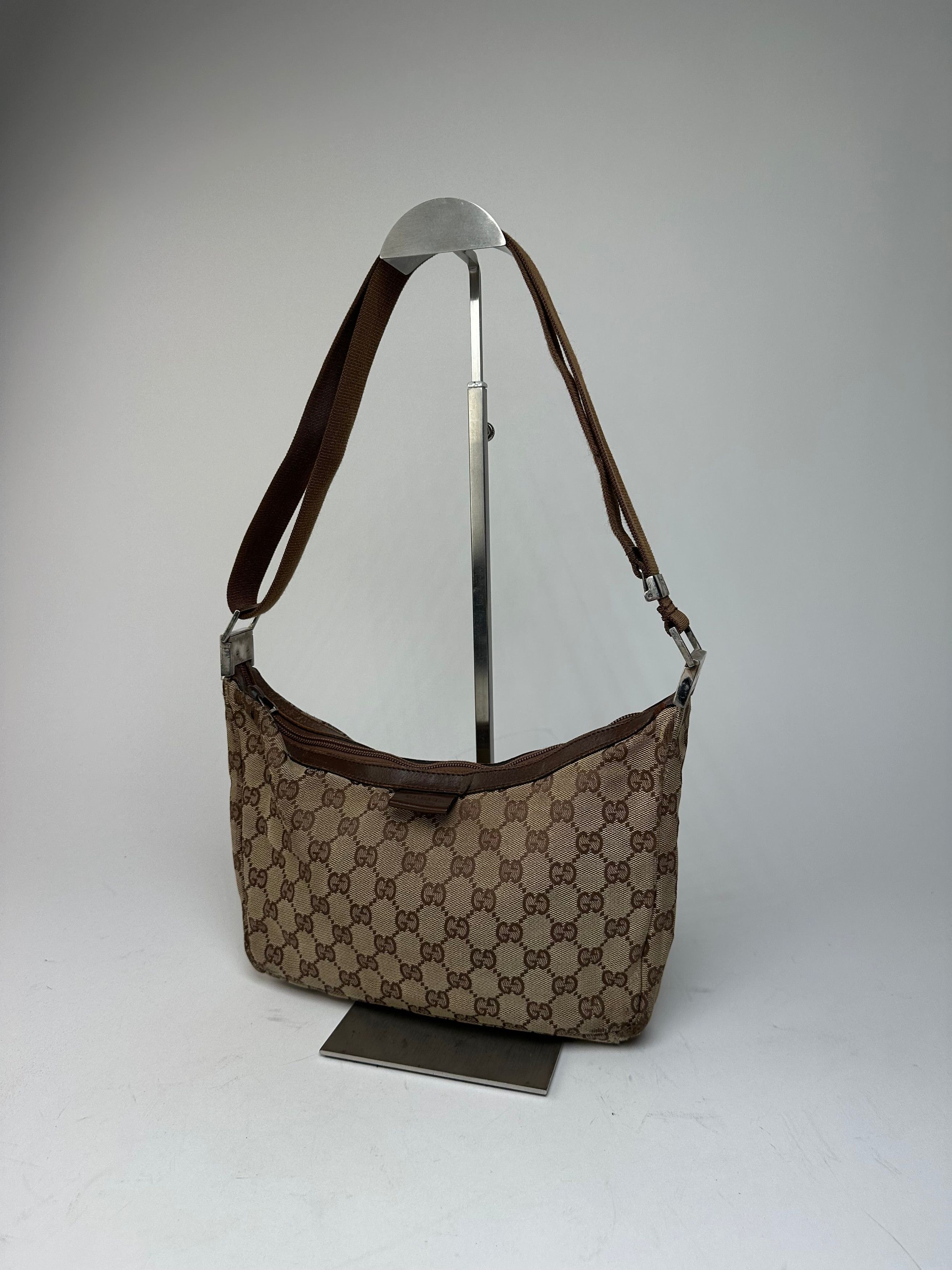 Gucci Vintage Monogram Multiway Bag Beige Brown Size ONE SIZE - 9 Thumbnail