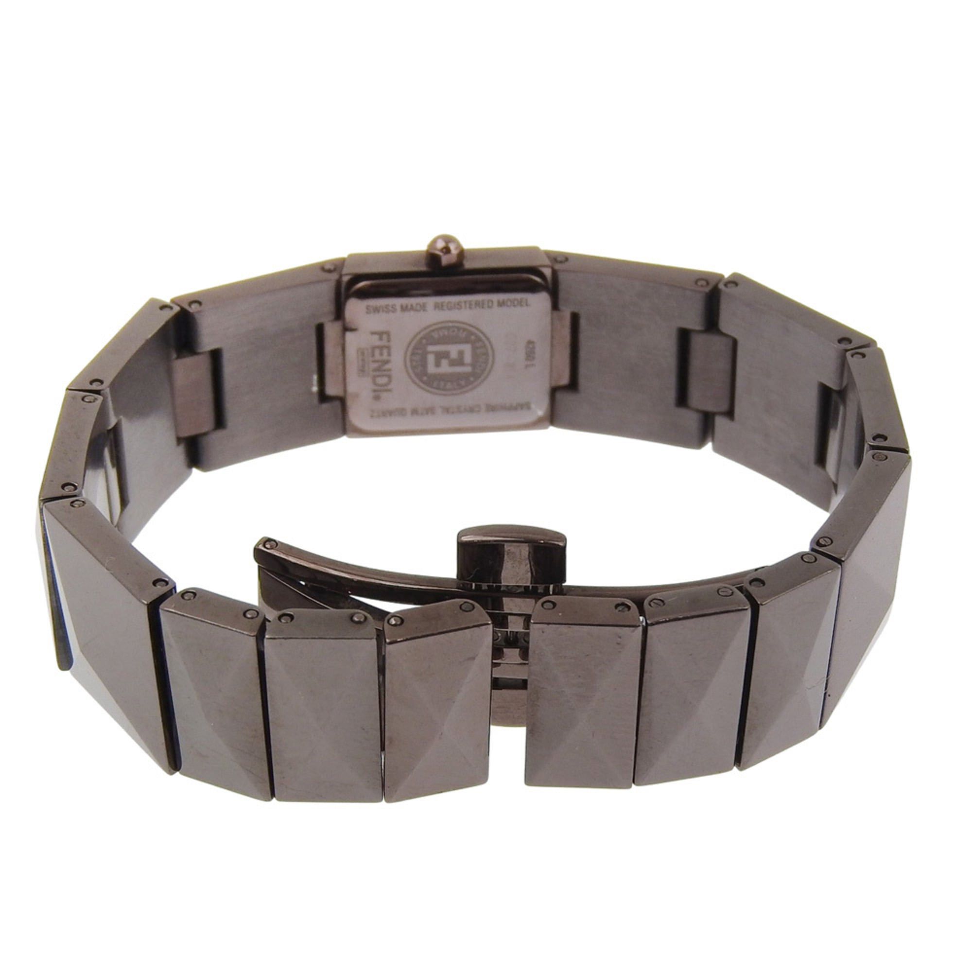 Fendi Fendi Pyramid Watch 4260L Stainless Steel Quartz Analog Brown Dial Women's Size ONE SIZE - 5 Thumbnail