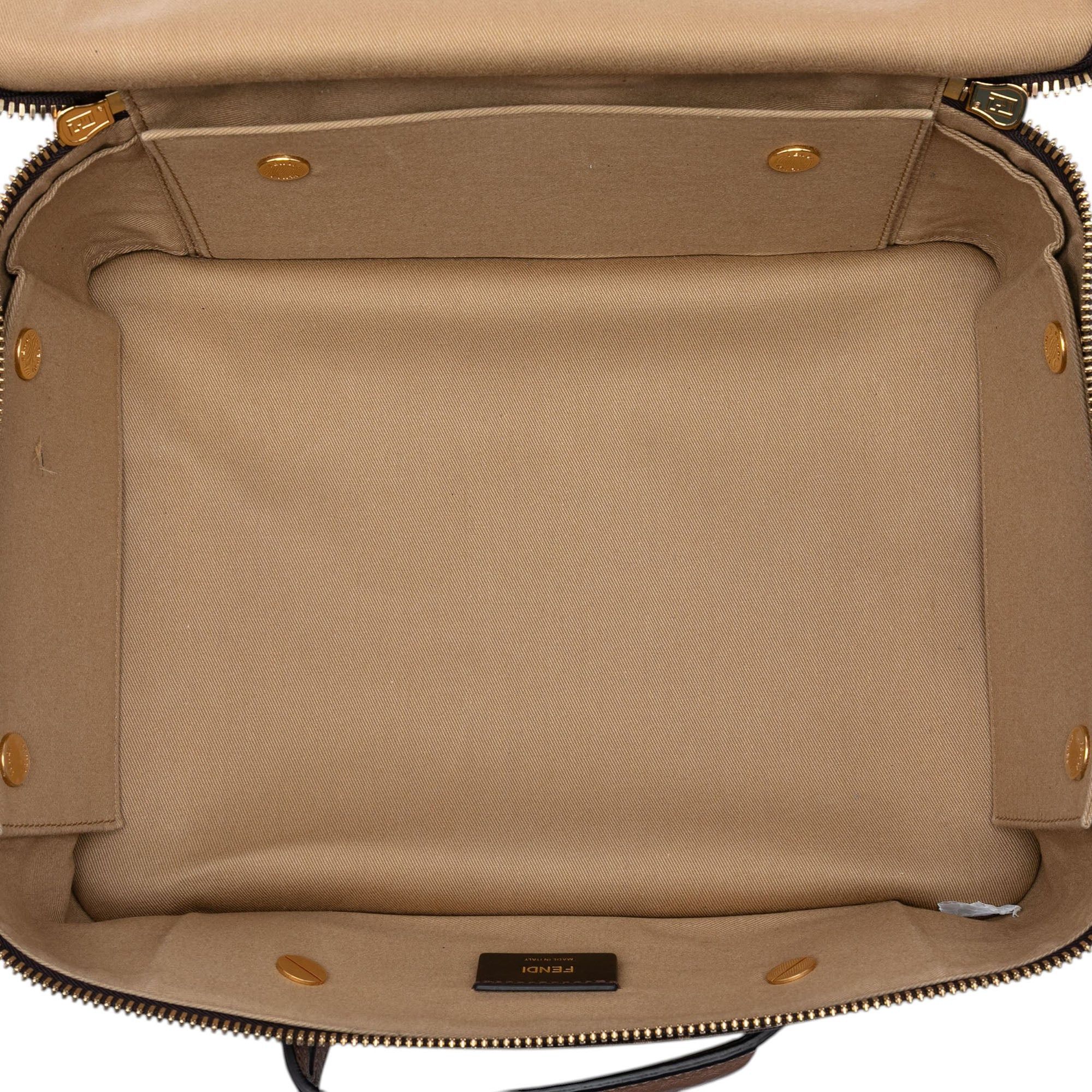 Fendi Zucca Coated Canvas Karligraphy Travel Bag Size ONE SIZE - 4 Thumbnail