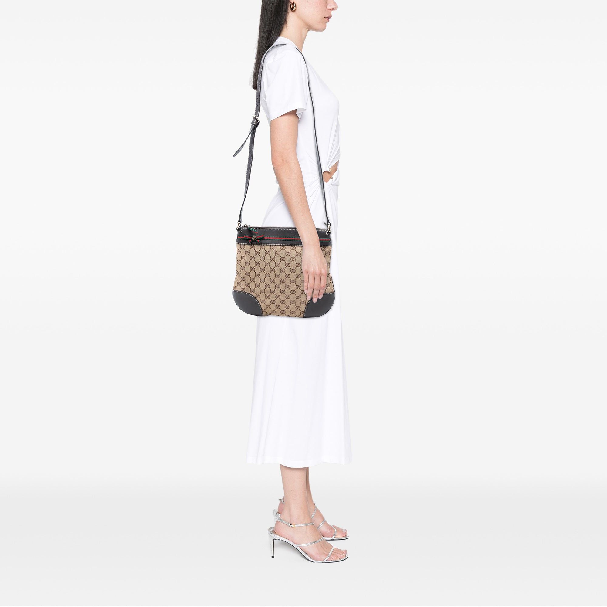 Gucci GG Canvas Web Mayfair Crossbody Size ONE SIZE - 7 Thumbnail
