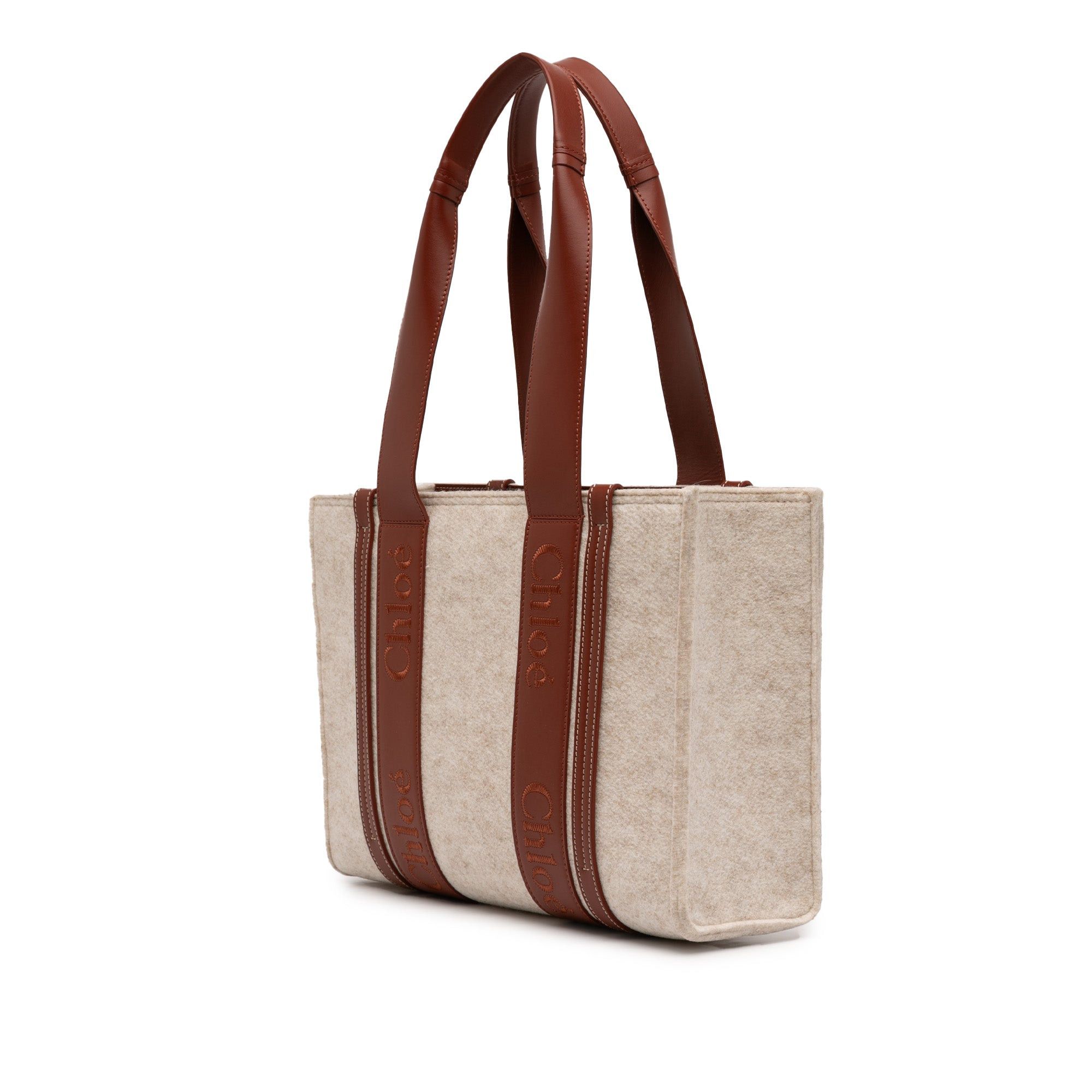 Chloe Medium Felt Woody Tote Size ONE SIZE - 2 Thumbnail
