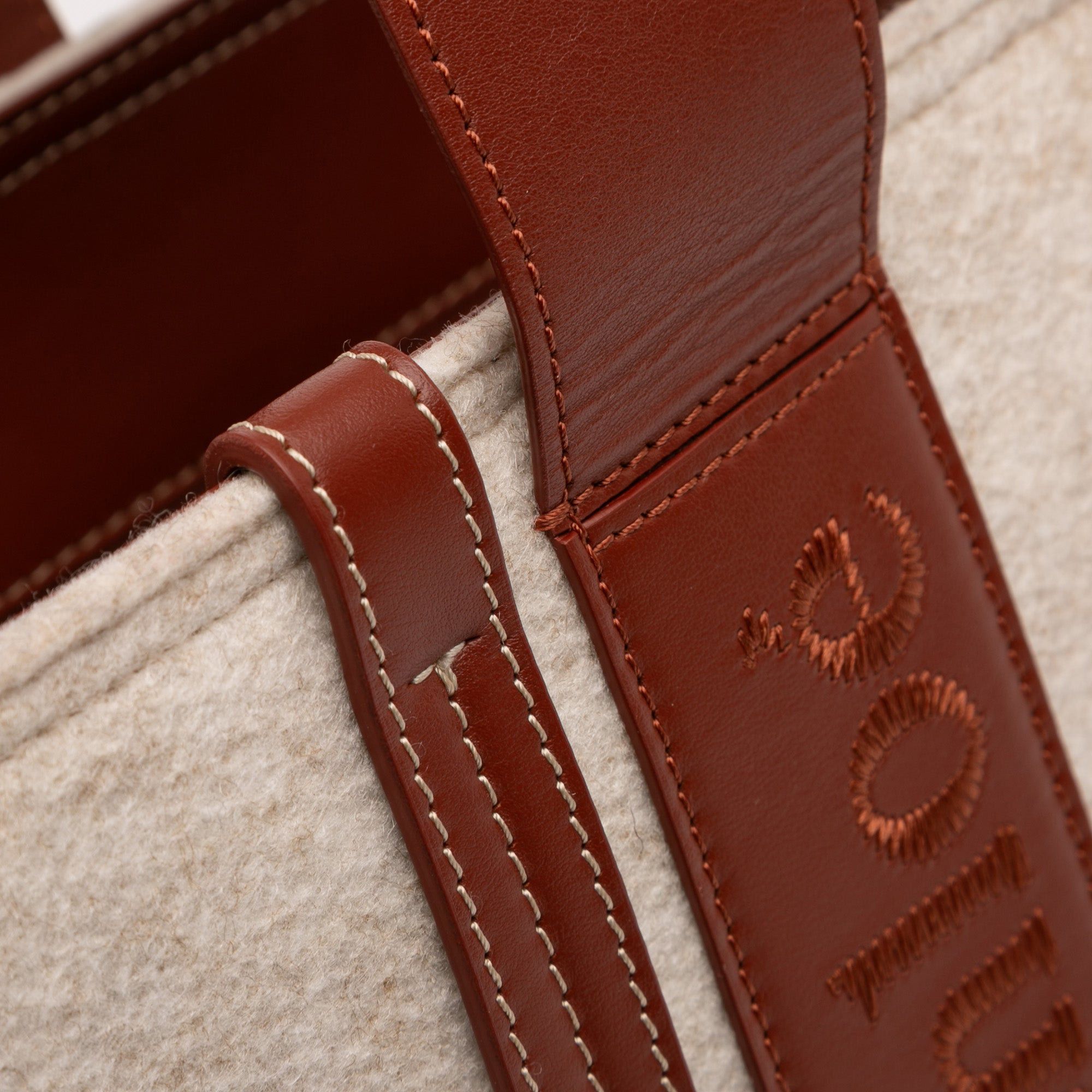 Chloe Medium Felt Woody Tote Size ONE SIZE - 9 Thumbnail