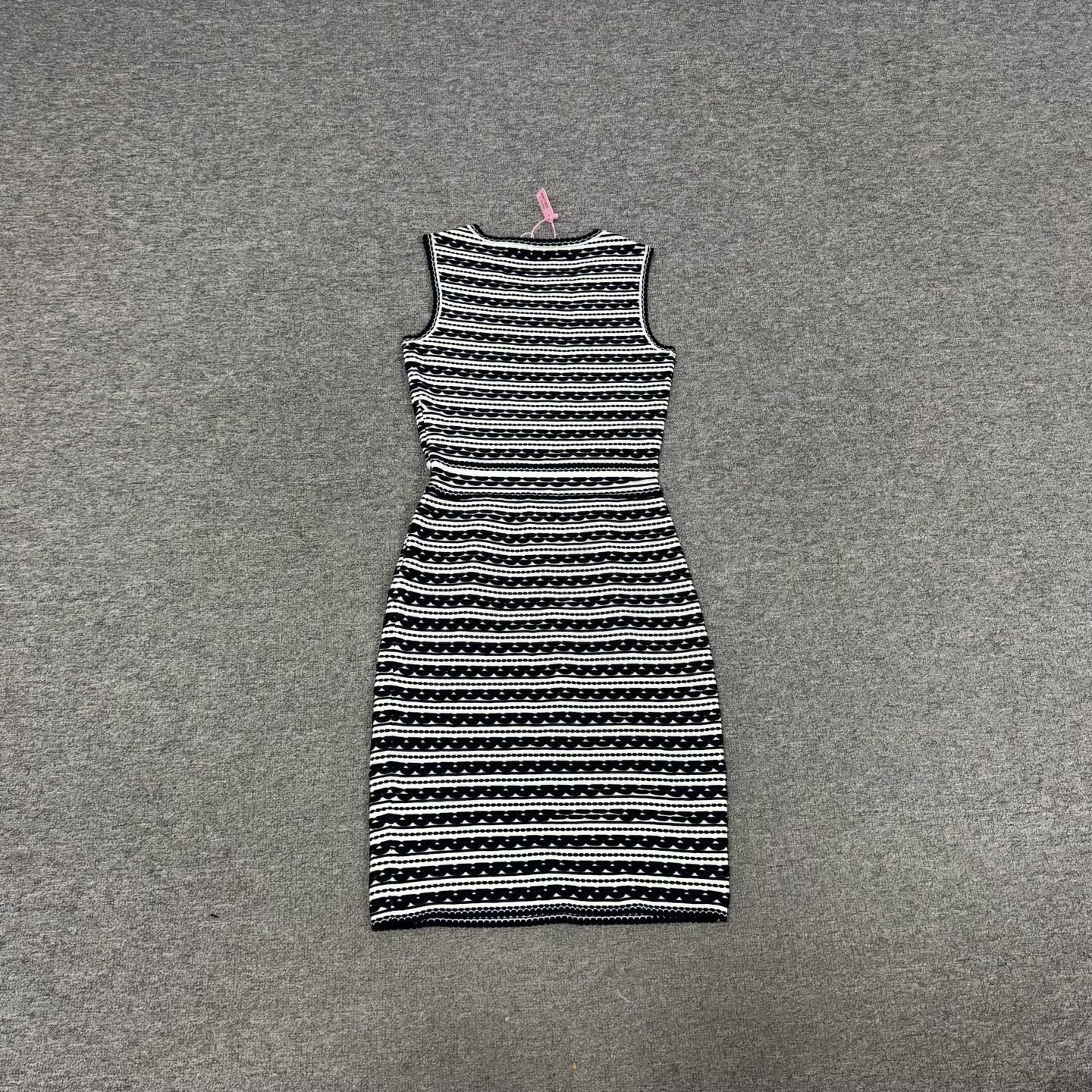 Dior Dior Vintage Black White Stripe Dress Size XS / US 0-2 / IT 36-38 - 2 Thumbnail