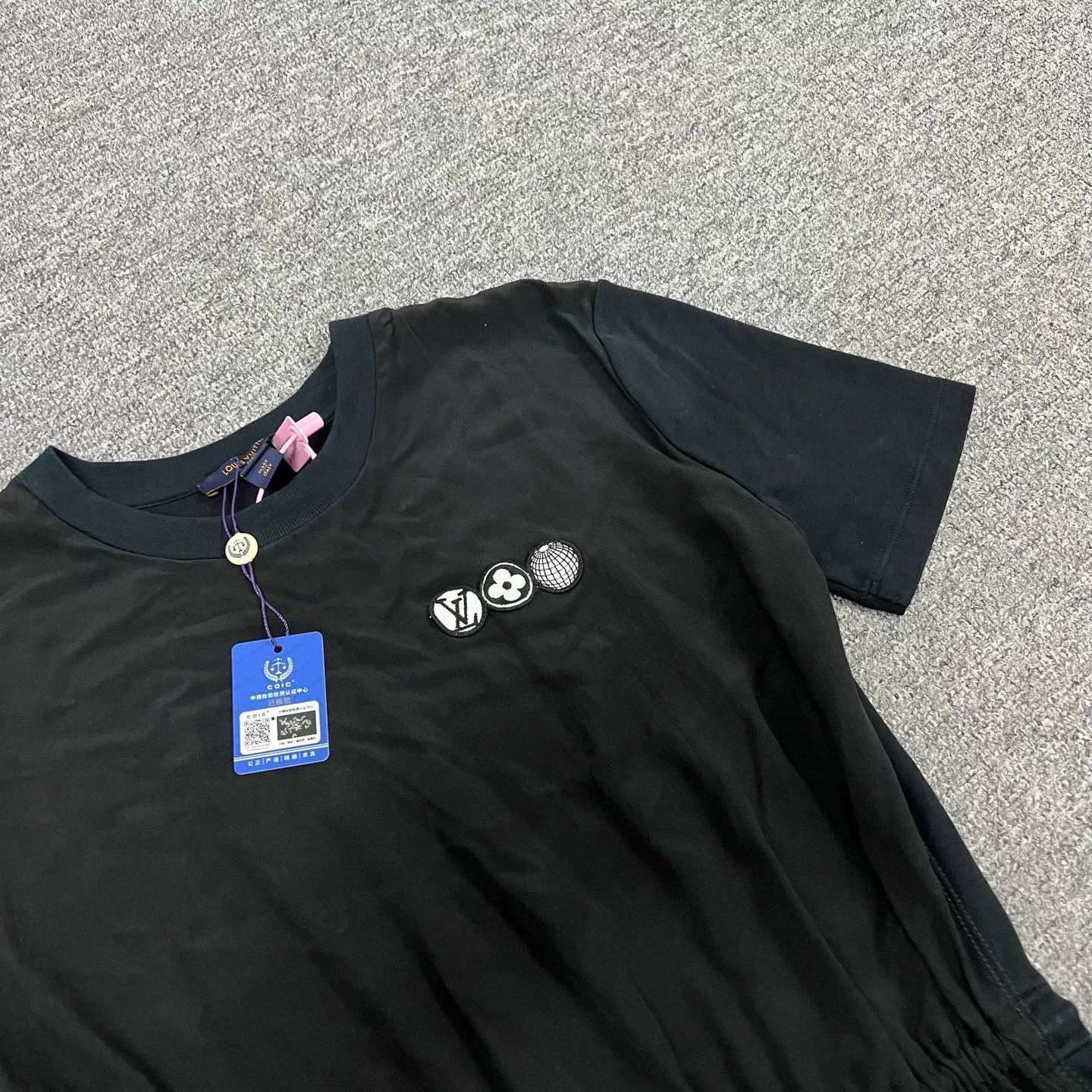 Louis Vuitton Louis Vuitton Monogram Patchwork Short-Sleeve Dress Size S / US 4 / IT 40 - 4 Thumbnail