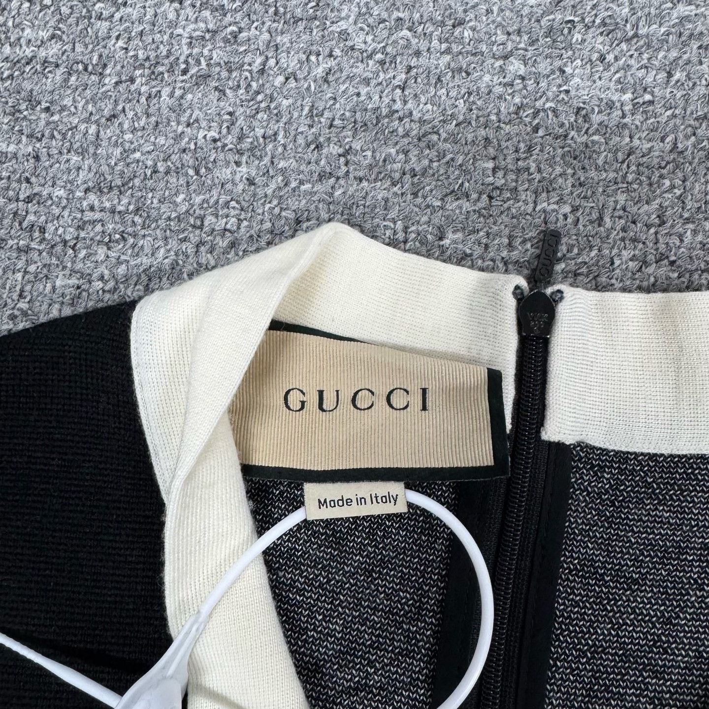 Gucci Gucci Collar Tie Wool Knit Dress L Size L / US 10 / IT 46 - 6 Thumbnail