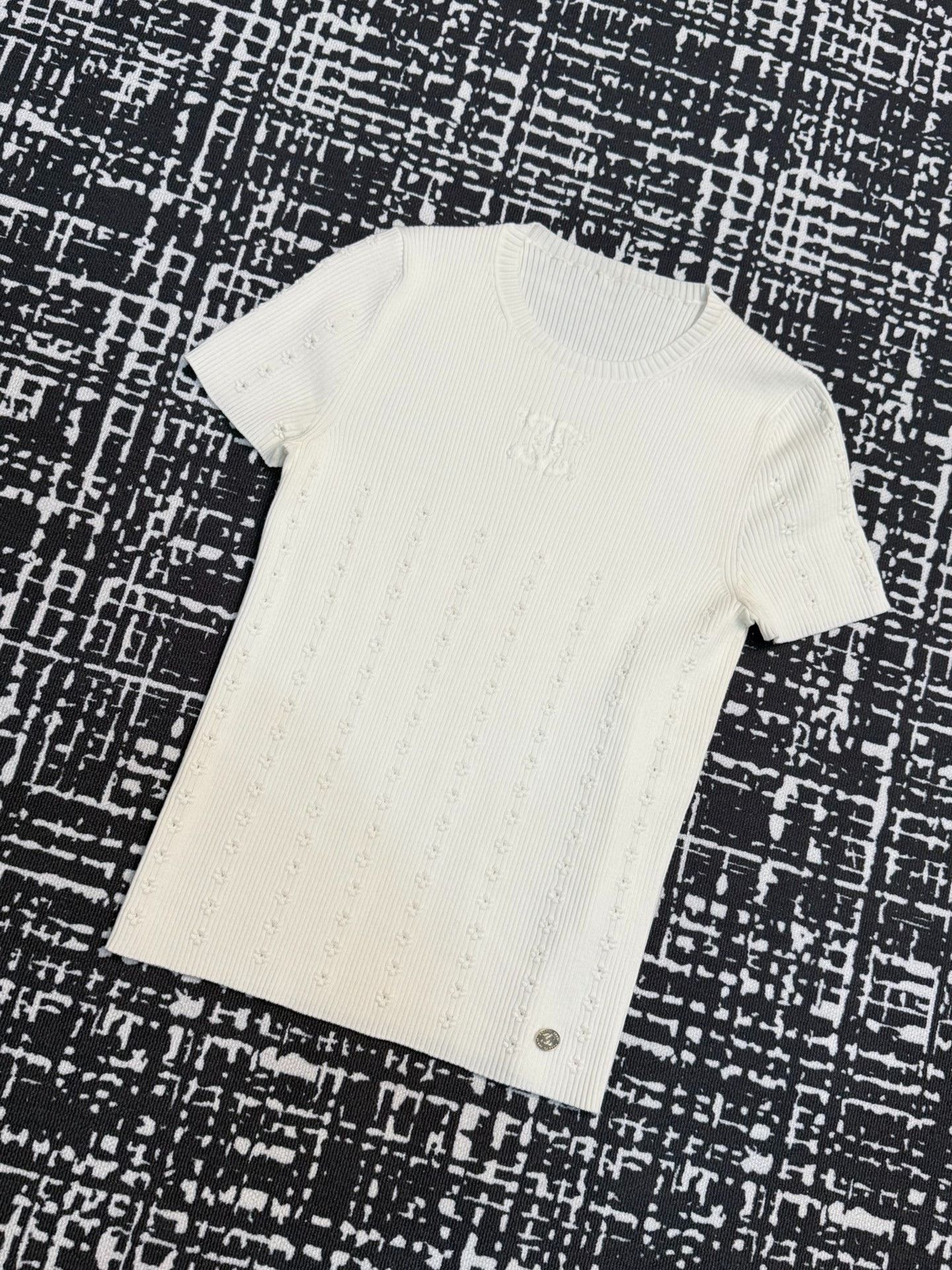 Chanel Chanel 21A Knit Short-Sleeve Top Size XXS / US 00 / IT 34 - 4 Thumbnail