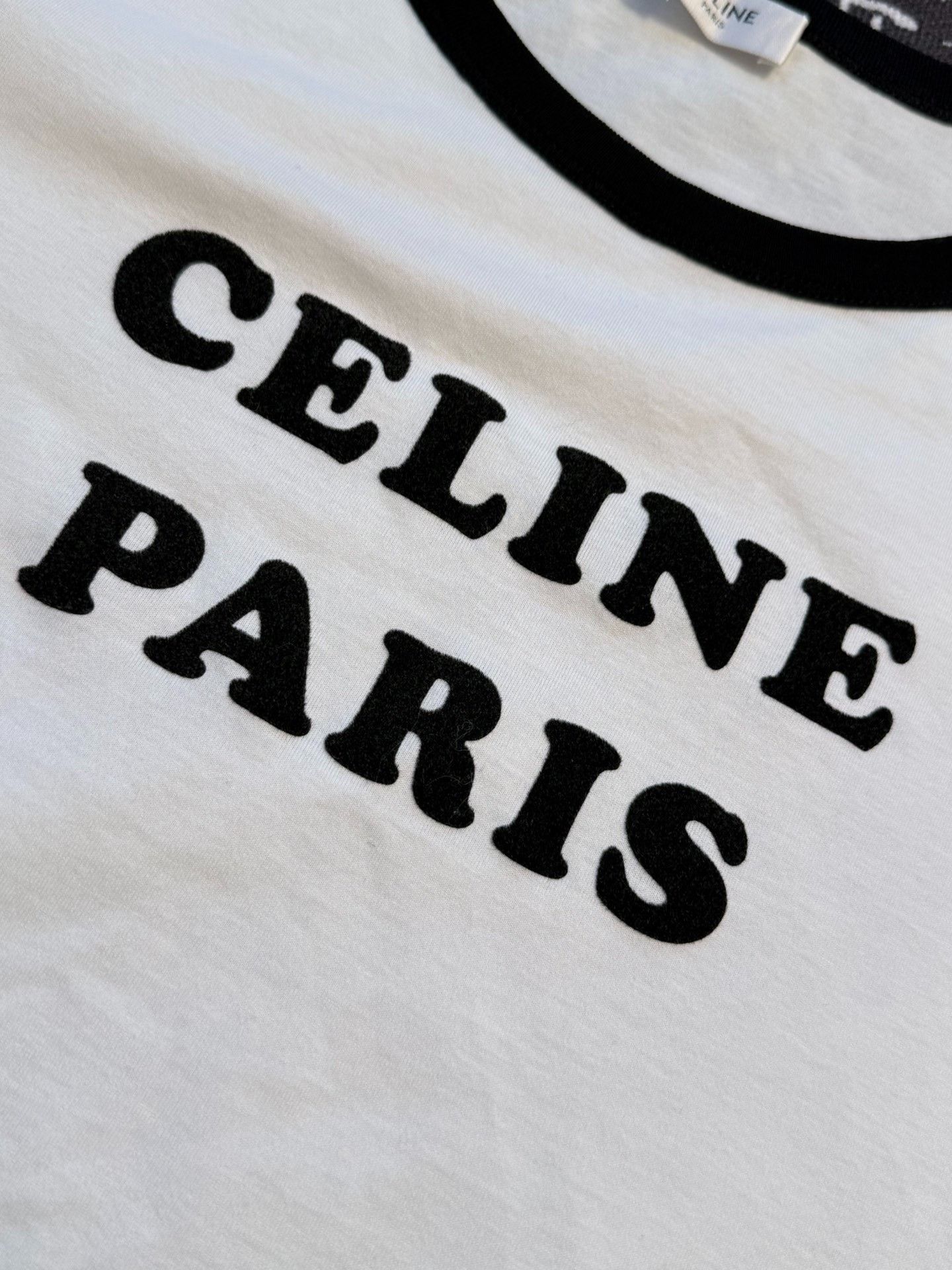 Celine Celine Logo Panda Color White T-Shirt Size XS / US 0-2 / IT 36-38 - 2 Thumbnail