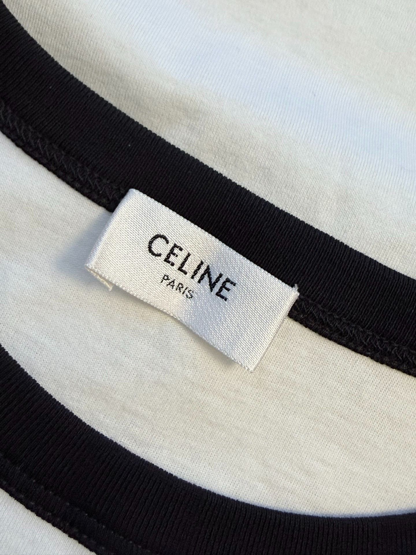 Celine Celine Logo Panda Color White T-Shirt Size XS / US 0-2 / IT 36-38 - 3 Thumbnail