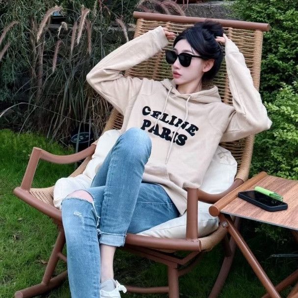 Celine Celine Letter Print Sweatshirt Size M / US 6-8 / IT 42-44 - 2 Thumbnail