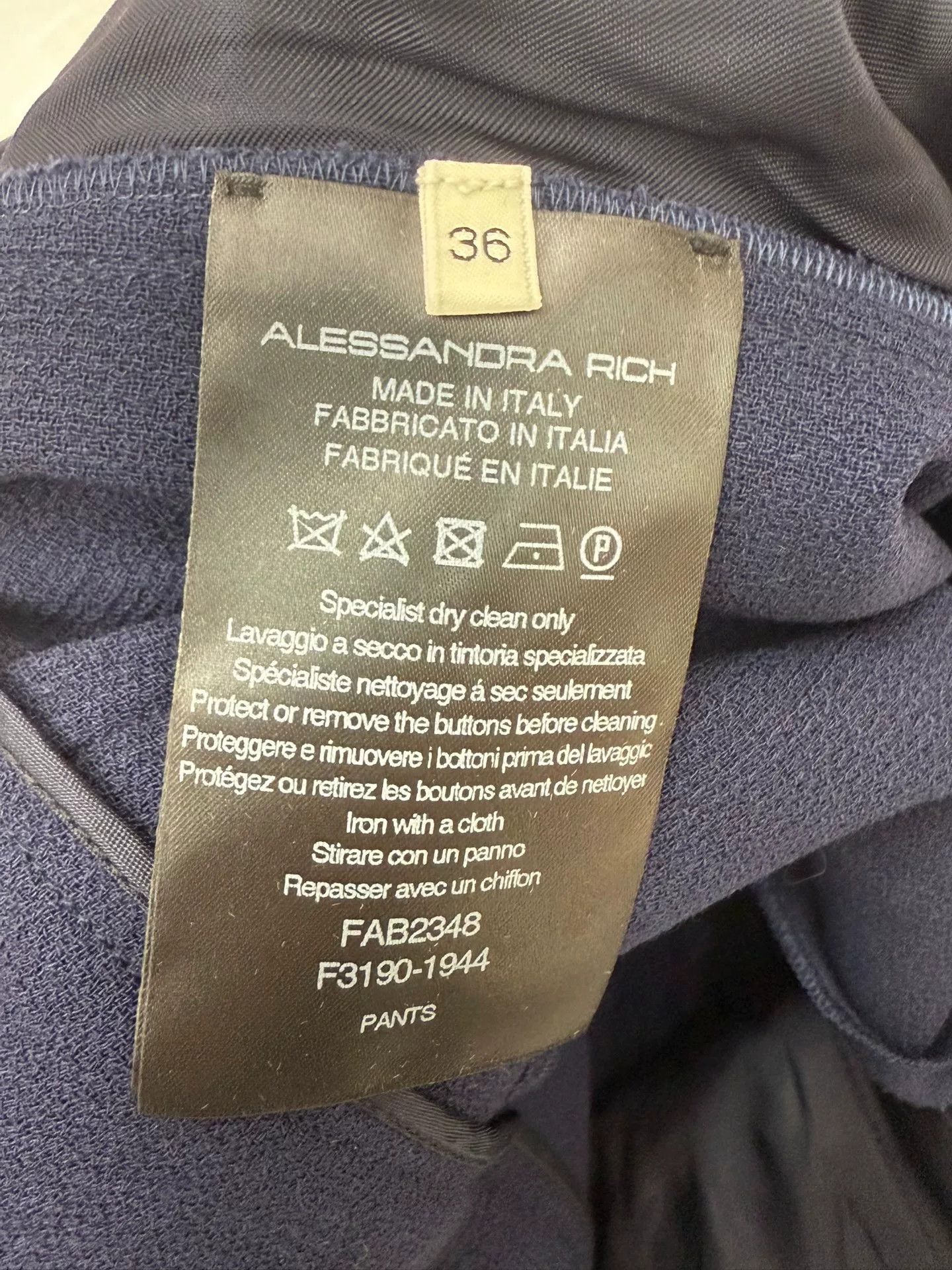 Alessandra Rich ALESSANDRA RICH Size 36 Pants Size 36" / US 14 / IT 50 - 3 Thumbnail