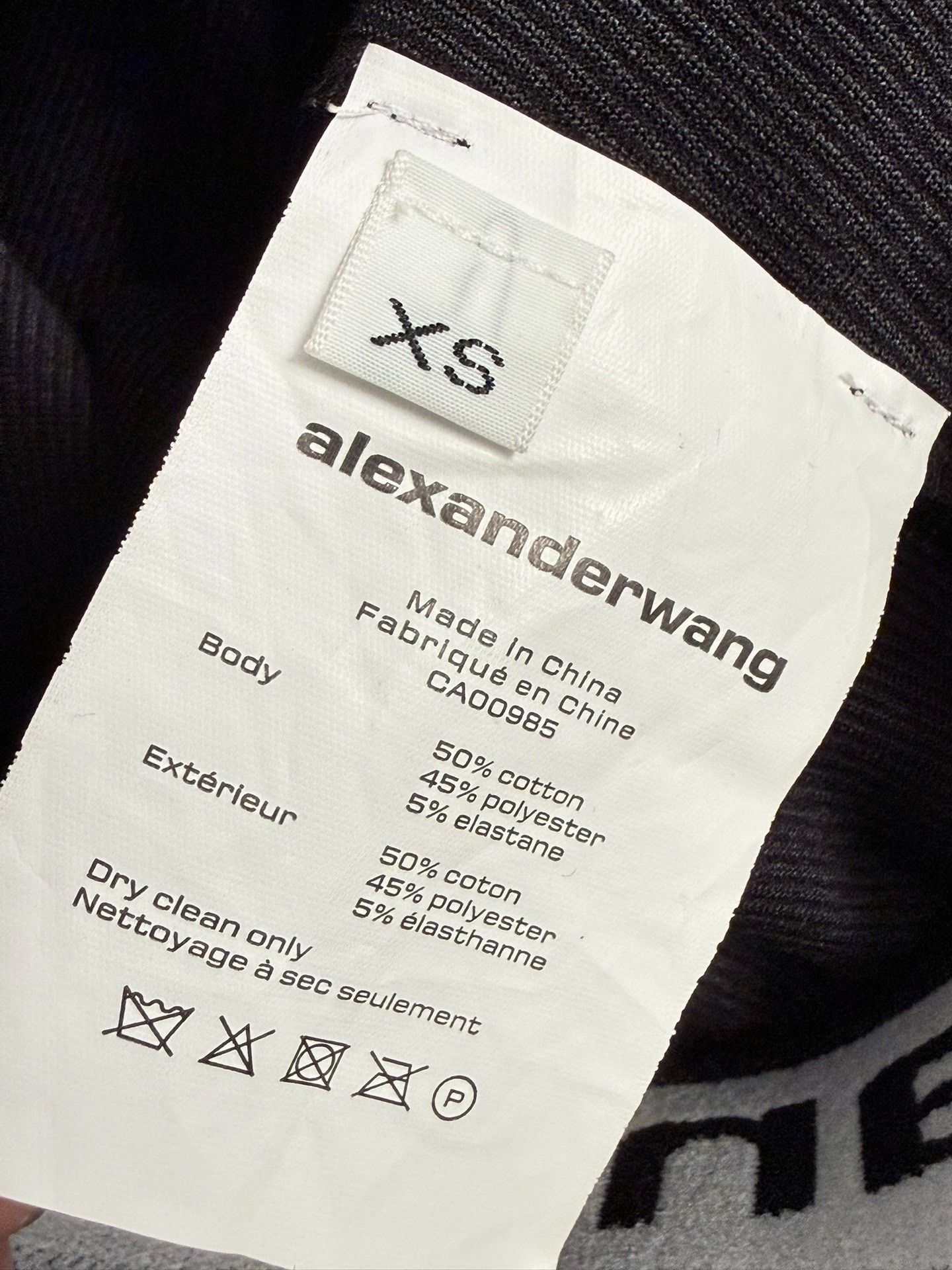Alexander Wang Alexander Wang Black Corduroy Hooded Short-Sleeve XS Size XS / US 0-2 / IT 36-38 - 5 Thumbnail