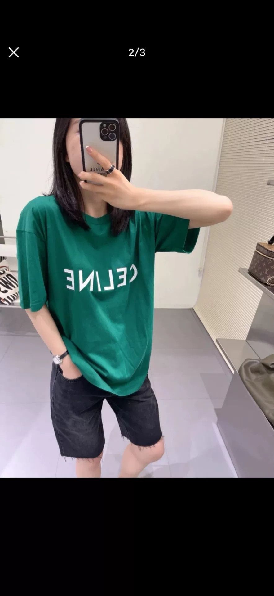 Celine Celine Classic Letter Print Short Sleeve Size US S / EU 44-46 / 1 - 8 Thumbnail