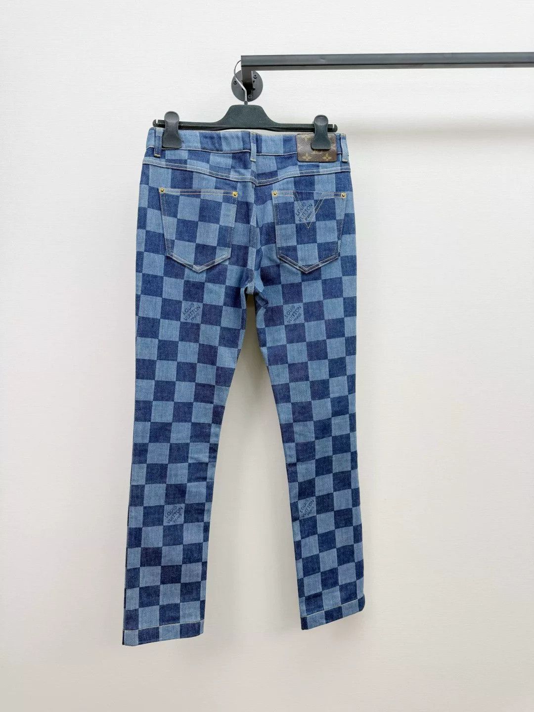 Louis Vuitton Louis Vuitton Checkerboard Jeans Size US 27 - 3 Thumbnail