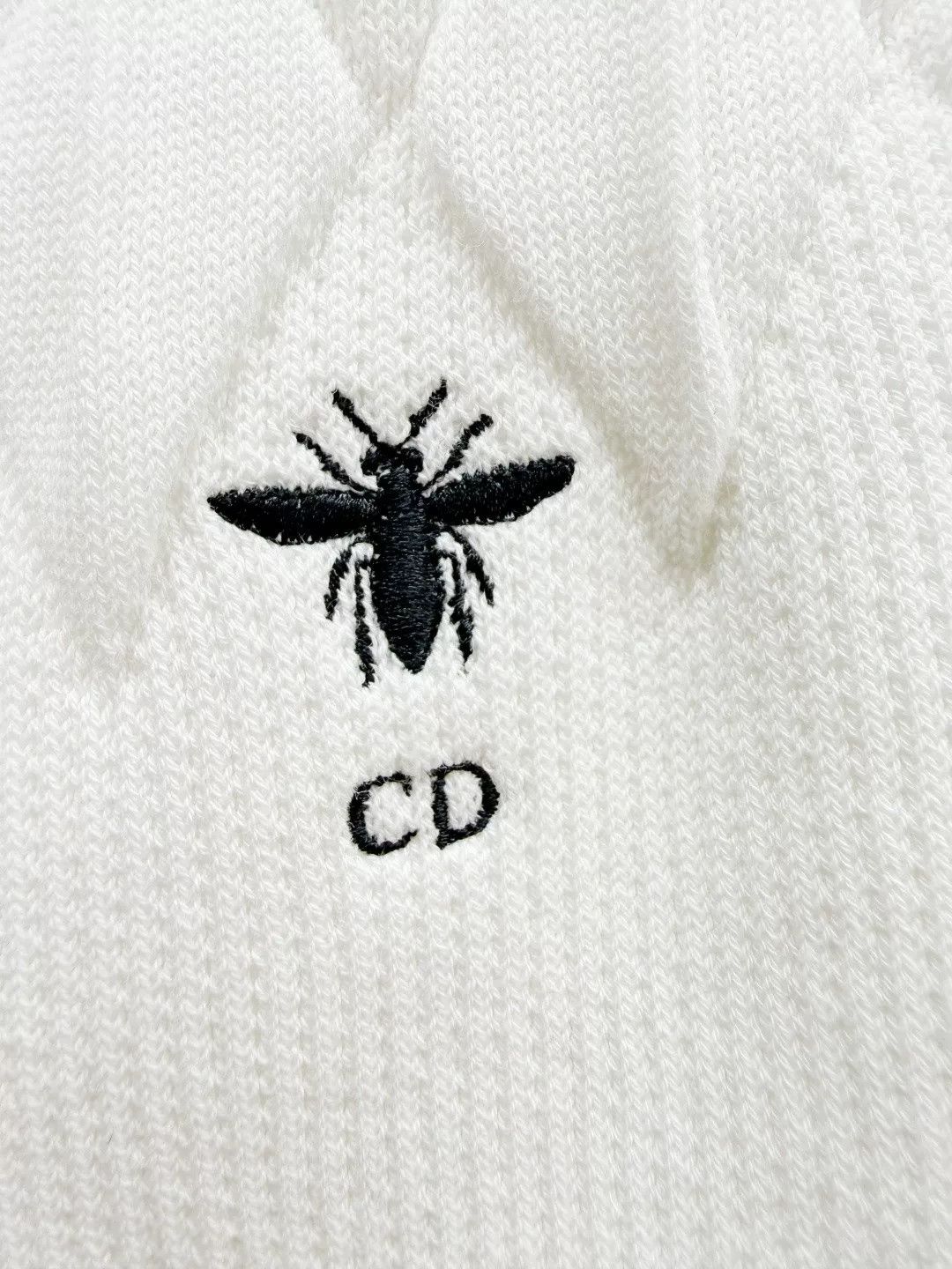 Dior Dior Classic Check Bee Embroidery Knit Sweater Size XS / US 0-2 / IT 36-38 - 2 Thumbnail