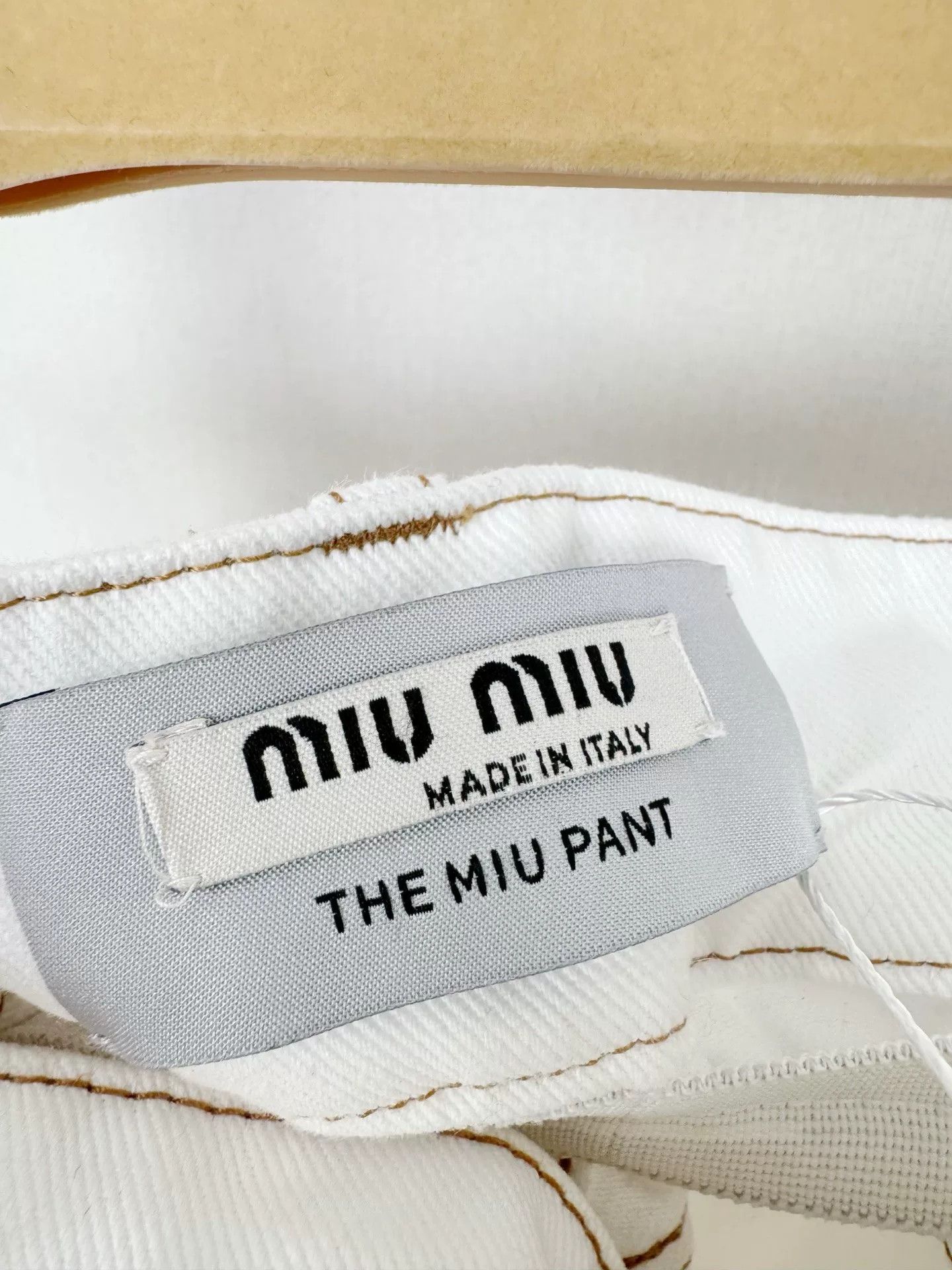 Miu Miu Miumiu Denim Shorts Size 36" / US 14 / IT 50 - 3 Thumbnail