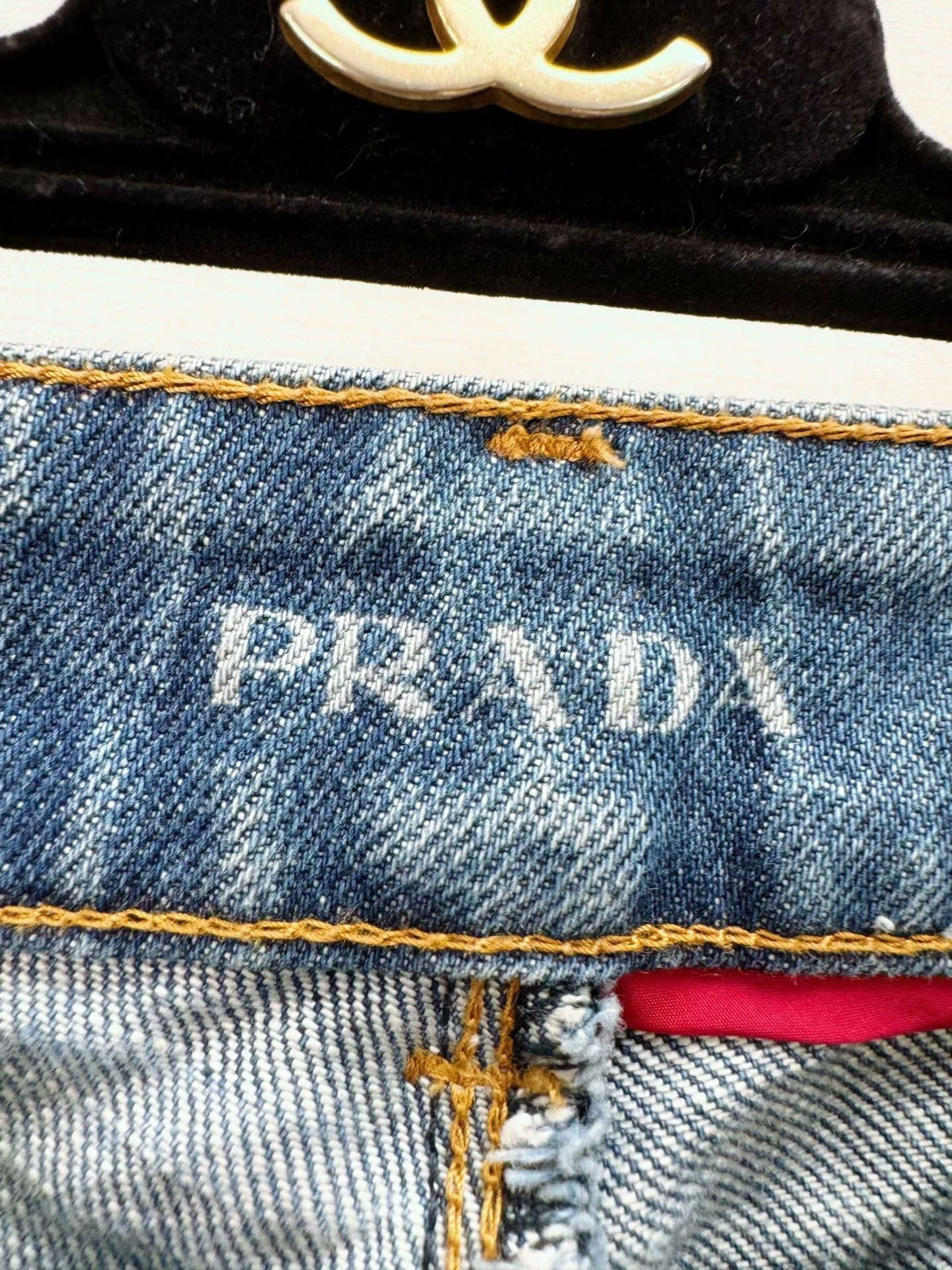 Prada Prada Vintage Jeans Size 25 Size 25" / US 0 / IT 36 - 2 Thumbnail