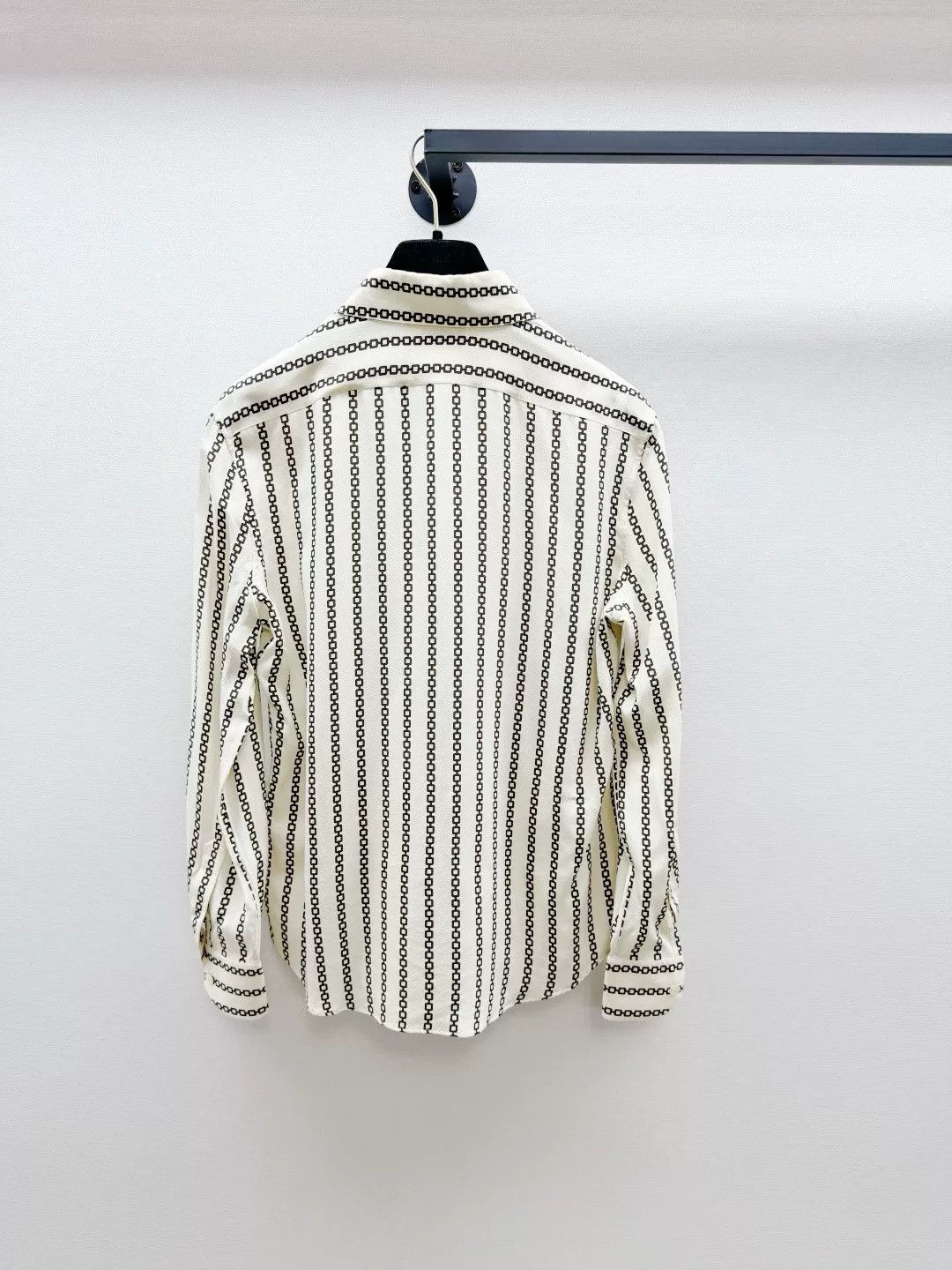 Celine Celine Silk Striped Shirt Size XS / US 0-2 / IT 36-38 - 7 Thumbnail