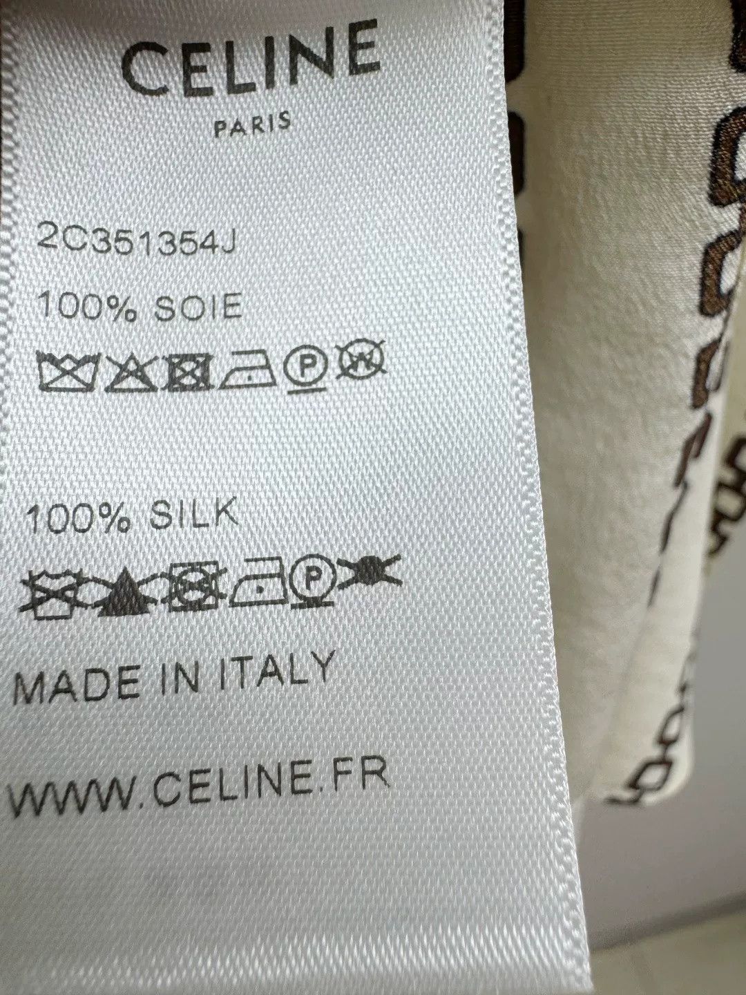 Celine Celine Silk Striped Shirt Size XS / US 0-2 / IT 36-38 - 5 Thumbnail