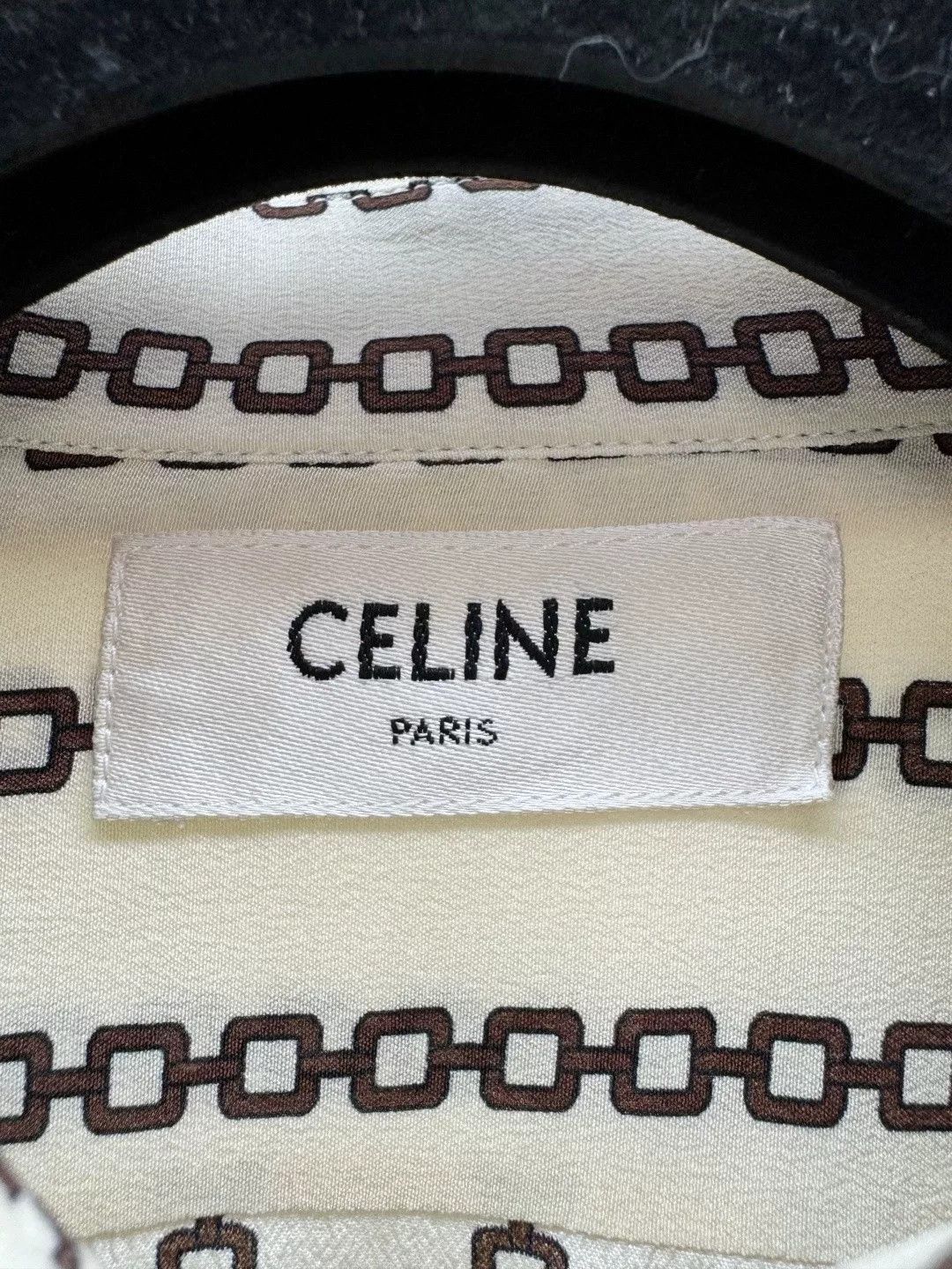 Celine Celine Silk Striped Shirt Size XS / US 0-2 / IT 36-38 - 2 Thumbnail