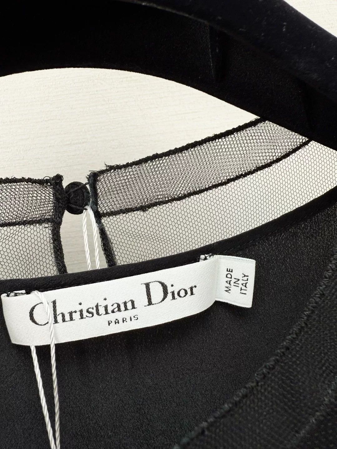 Dior Dior Mesh Short-Sleeve Top Size XS / US 0-2 / IT 36-38 - 2 Thumbnail