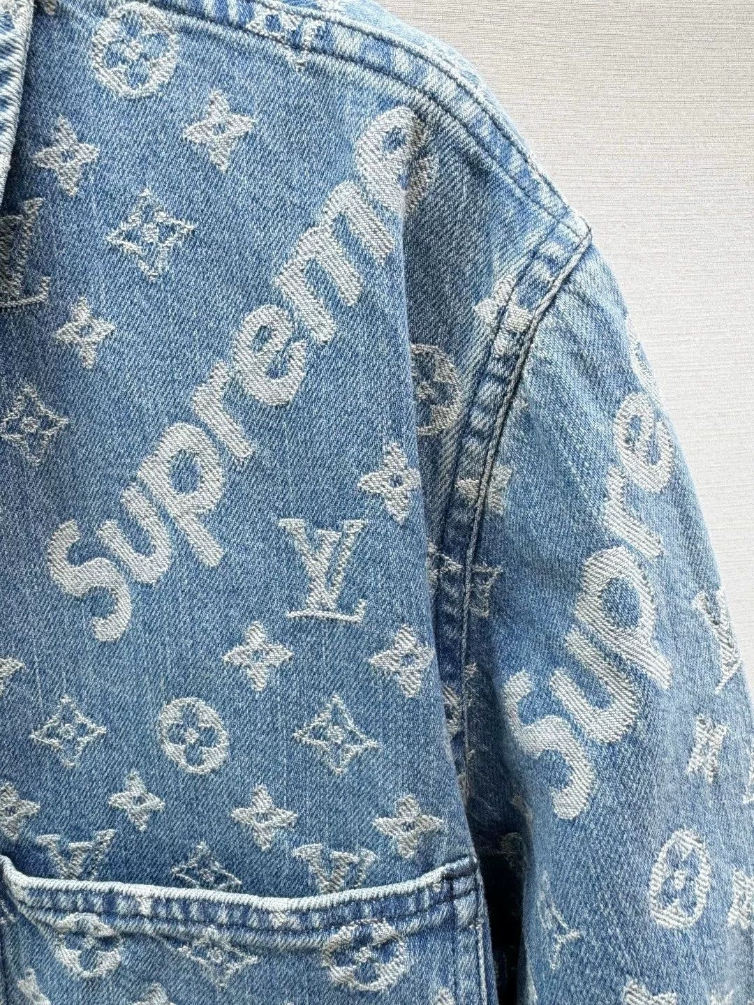 Louis Vuitton Louis Vuitton Supreme Denim Jacket Size US M / EU 48-50 / 2 - 9 Thumbnail
