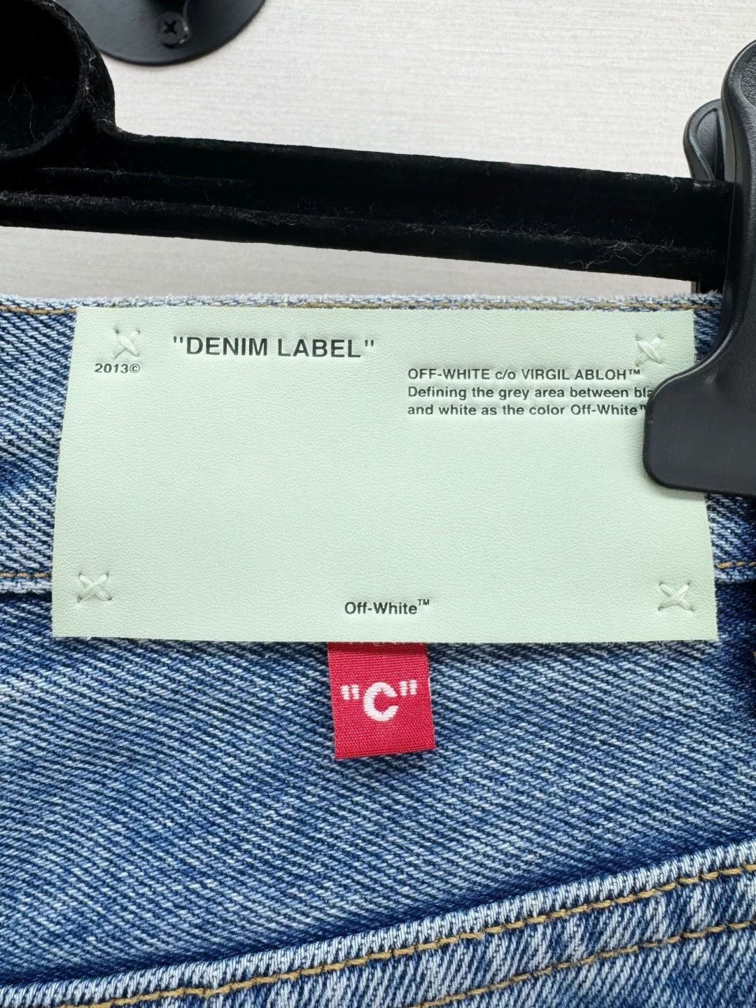 Off-White Off-White New Denim Skirt Pants Size 25" / US 0 / IT 36 - 5 Thumbnail