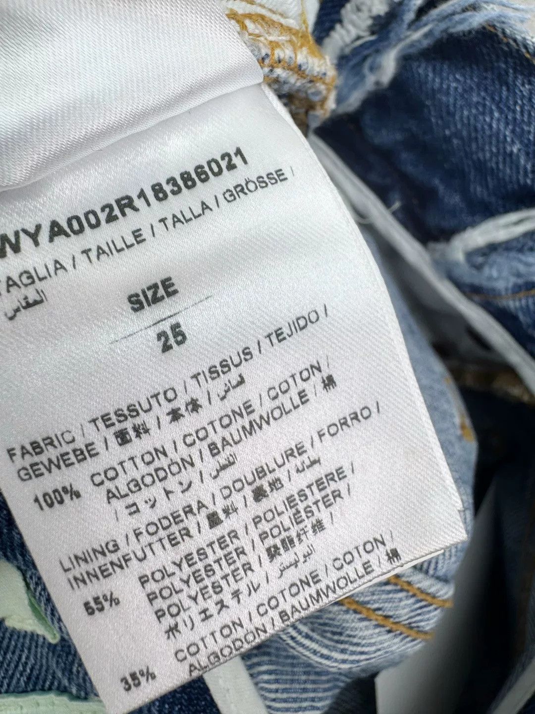 Off-White Off-White New Denim Skirt Pants Size 25" / US 0 / IT 36 - 7 Thumbnail