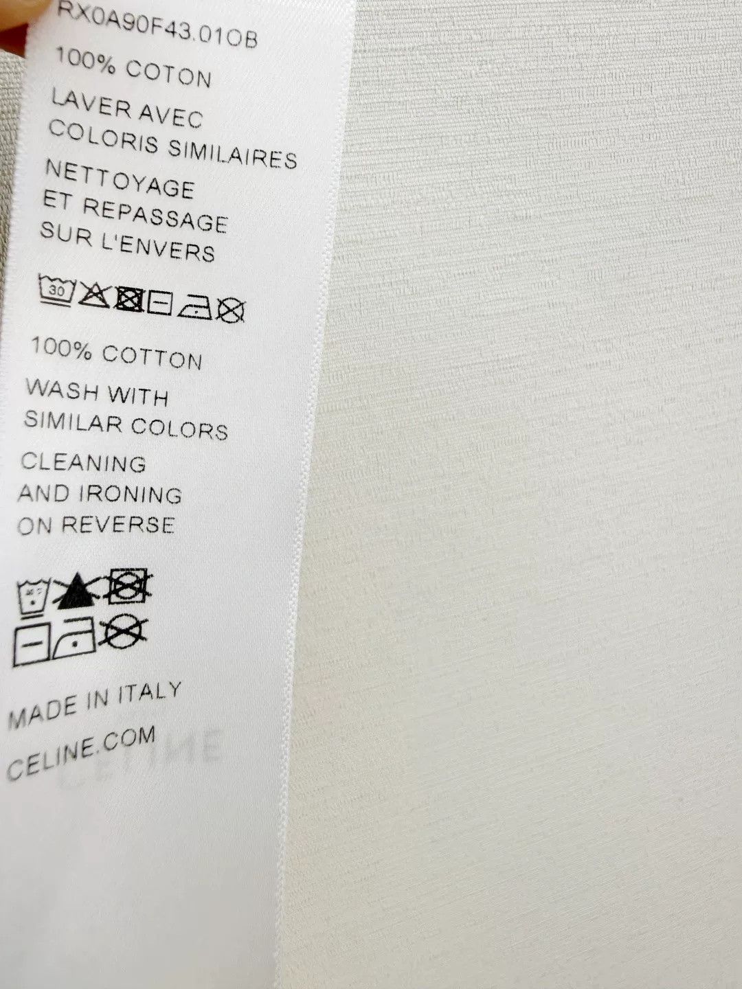 Celine Celine Triomphe Embroidery Long-Sleeve Size US XL / EU 56 / 4 - 7 Thumbnail