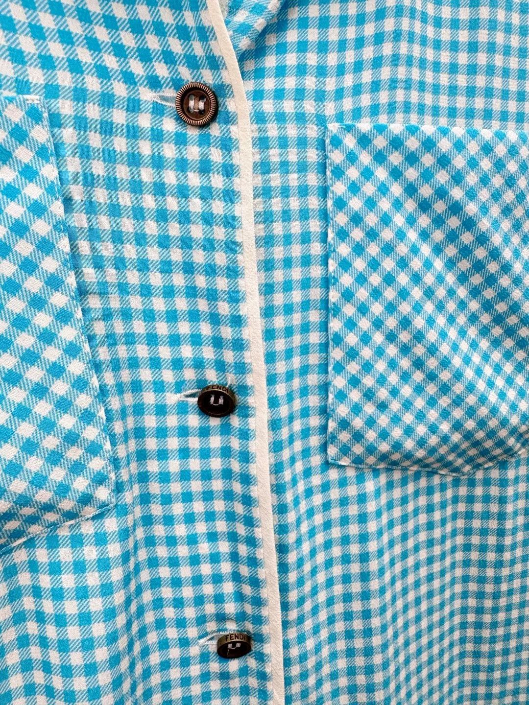 Fendi Fendi Silk Shirt Size S / US 4 / IT 40 - 2 Thumbnail