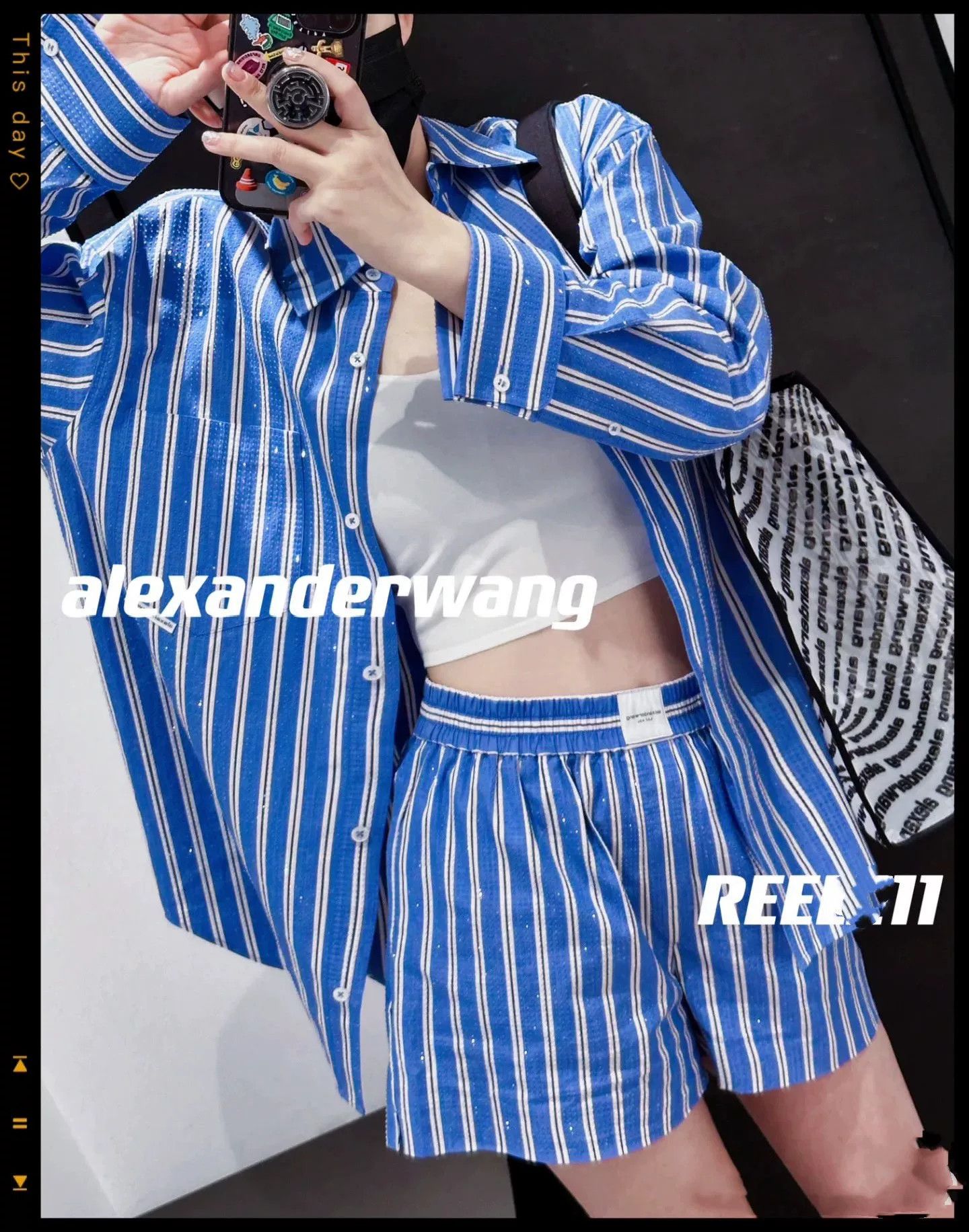 Alexander Wang Alexander Wang Rhinestone Shorts Size 24" / US 00 / IT 34 - 9 Thumbnail