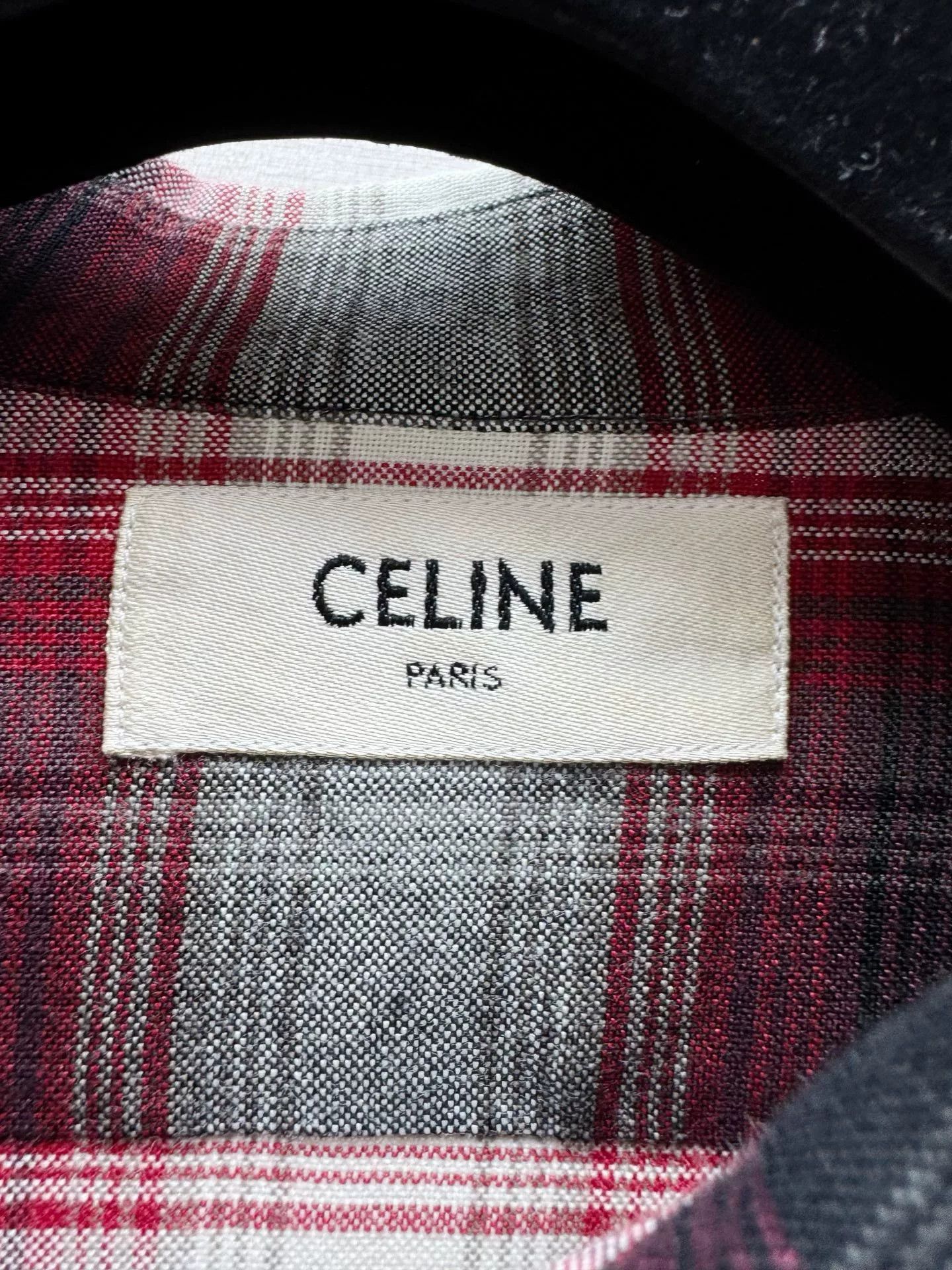 Celine Celine Plaid Shirt Size XXS / US 00 / IT 34 - 6 Thumbnail