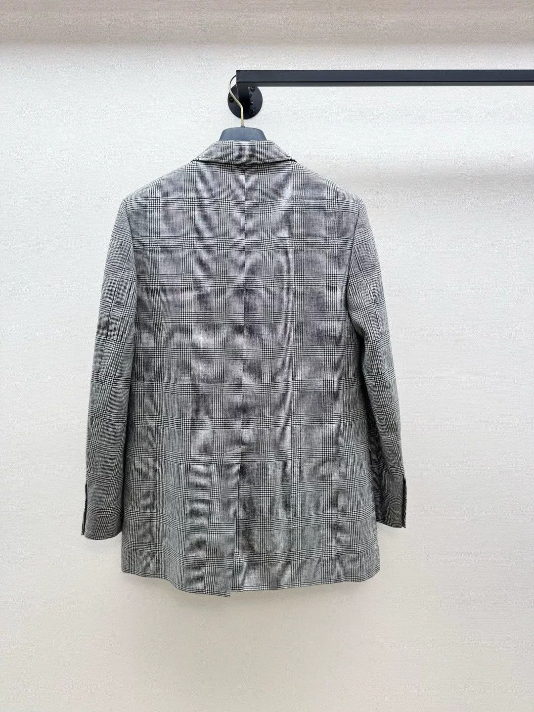 Celine Celine Houndstooth Women's Blazer Size XS / US 0-2 / IT 36-38 - 7 Thumbnail
