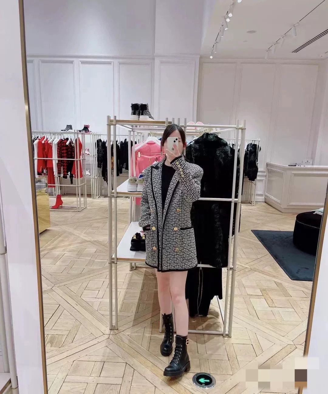 Balmain Balmain Plaid Blazer Size XXS / US 00 / IT 34 - 7 Thumbnail