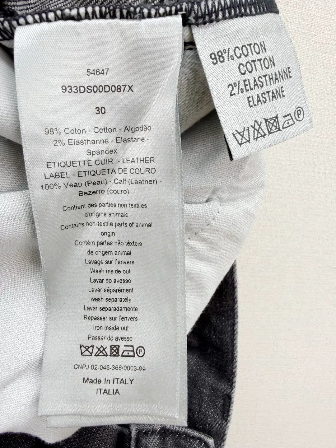 Dior Dior Men's New Tag Jeans Size 30 Size US 30 / EU 46 - 7 Thumbnail