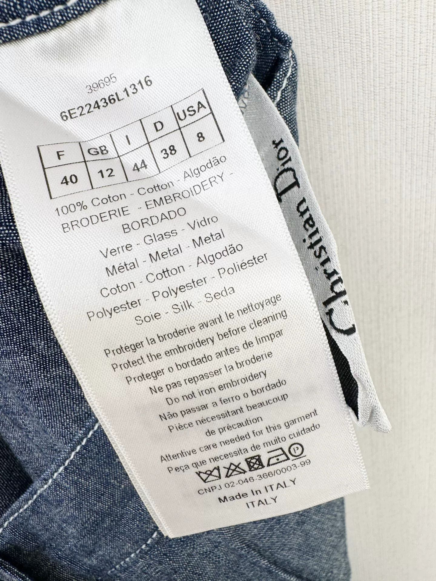 Dior Dior Casual Pants Size 40 Size US 28 / EU 44 - 6 Thumbnail