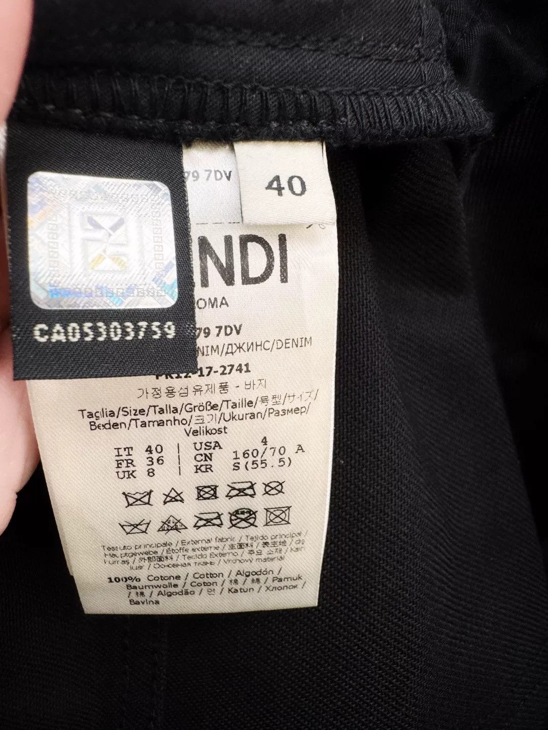 Fendi Fendi Karl Lagerfeld Jeans Size US 28 / EU 44 - 8 Thumbnail