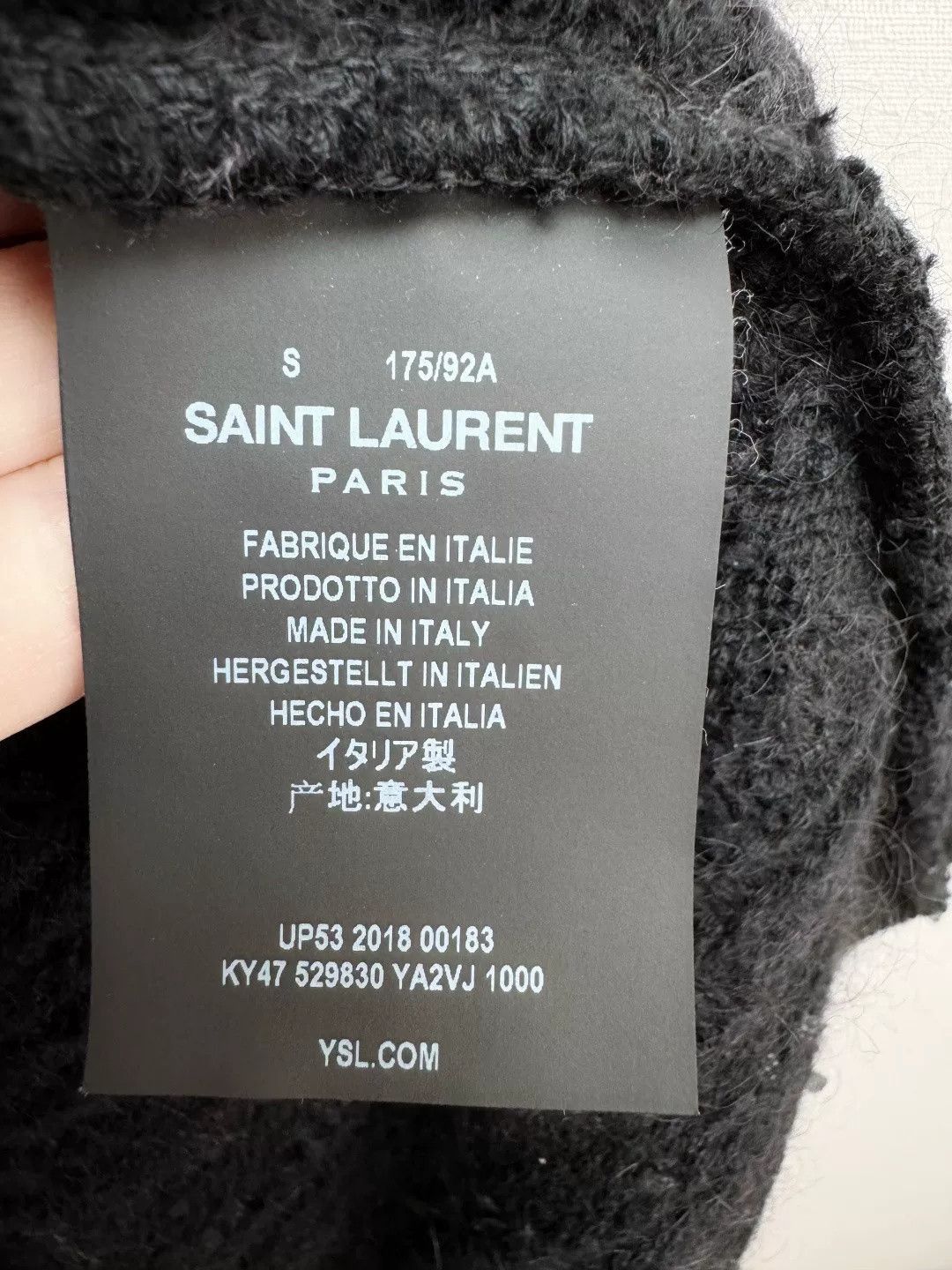 Saint Laurent Paris Saint Laurent SLP Knit Cardigan Size US S / EU 44-46 / 1 - 4 Thumbnail