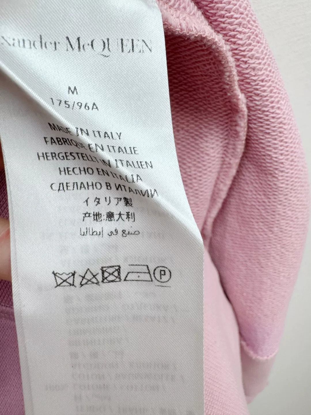 Alexander McQueen Alexander McQueen Pink Sweatshirt Size M / US 6-8 / IT 42-44 - 4 Thumbnail