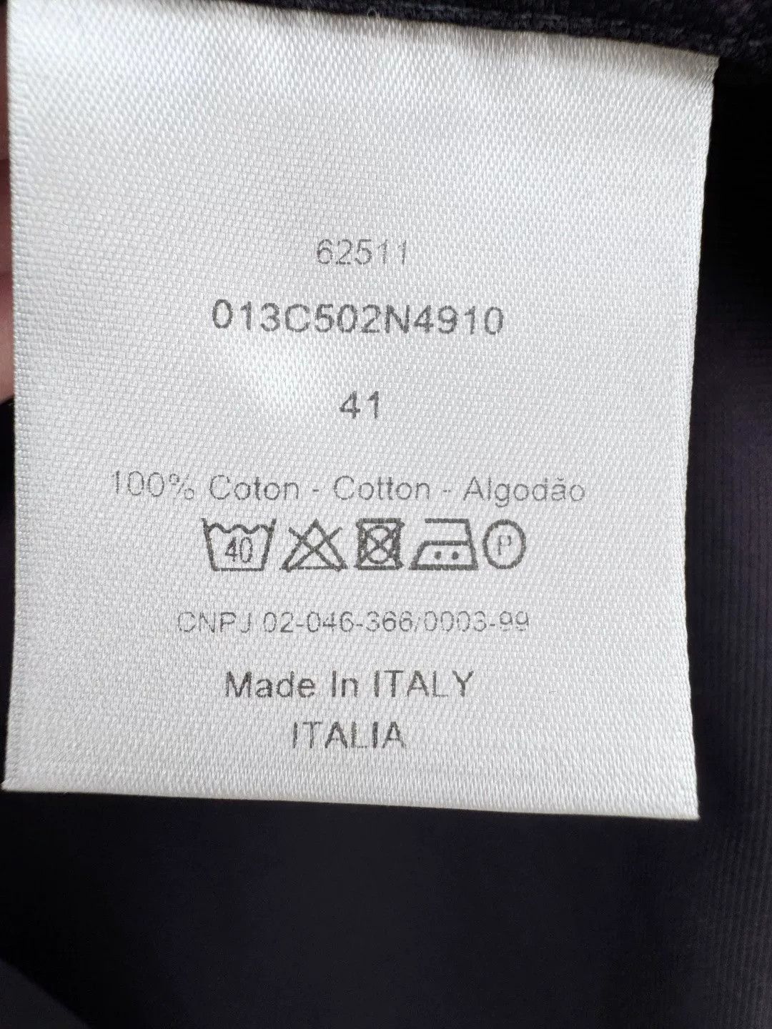 Dior Dior Men's Embroidered Shirt Size US M / EU 48-50 / 2 - 8 Thumbnail