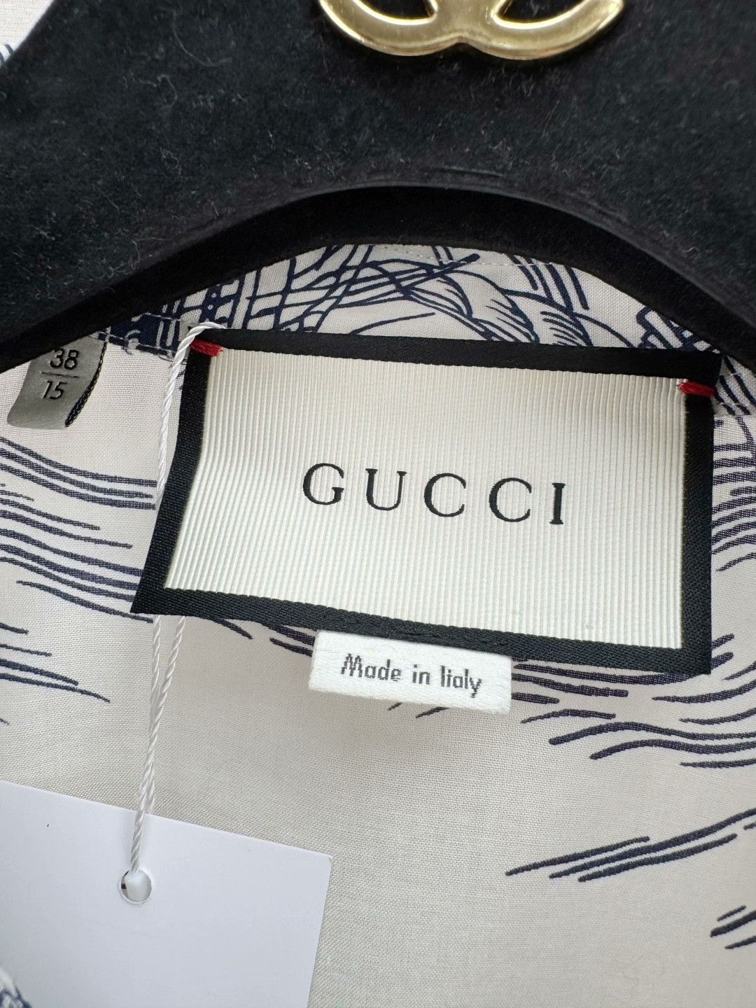 Gucci Gucci New Shirt Size 38 Size US M / EU 48-50 / 2 - 2 Thumbnail