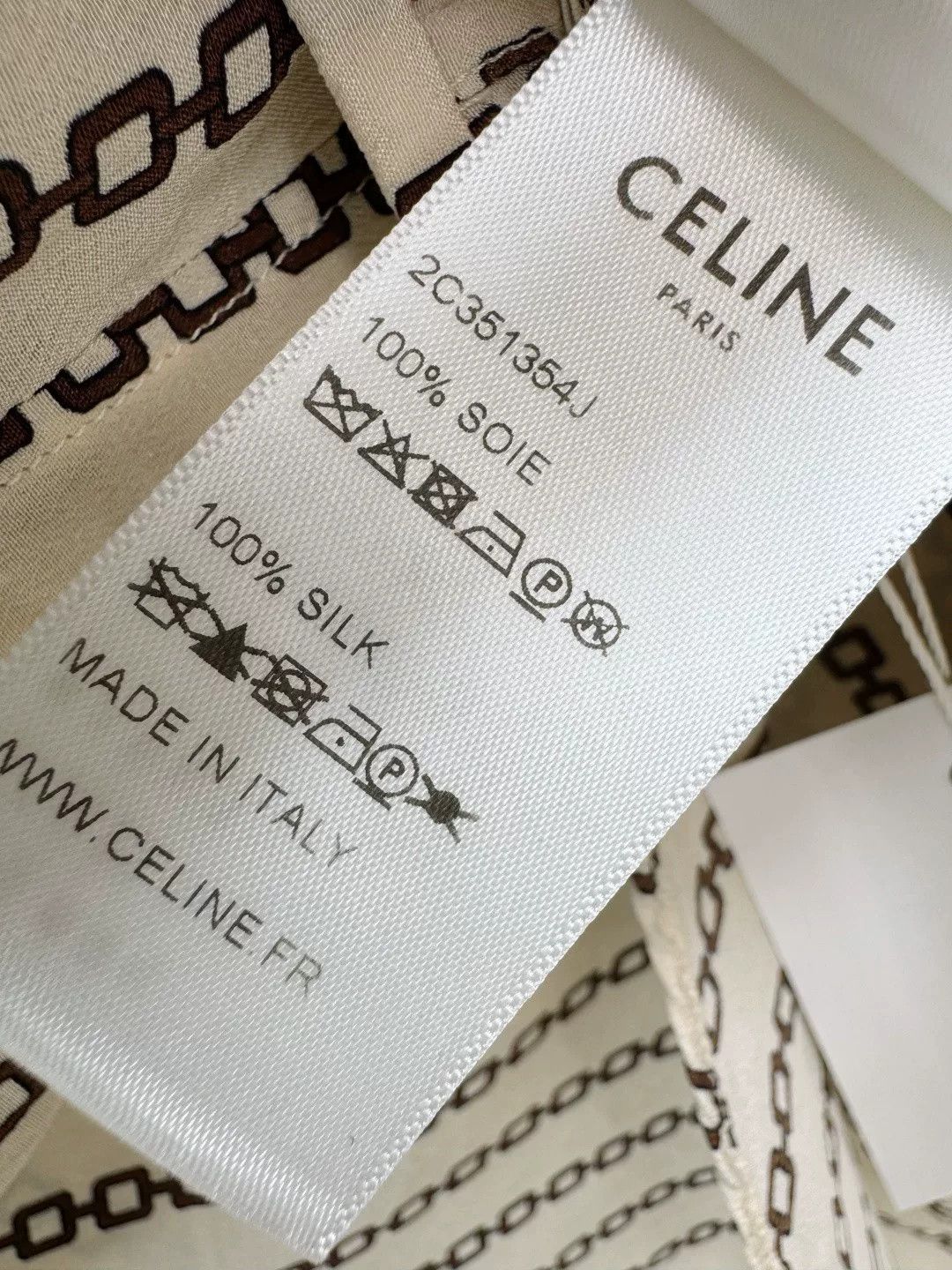 Celine Celine Striped Silk Shirt Size XS / US 0-2 / IT 36-38 - 5 Thumbnail