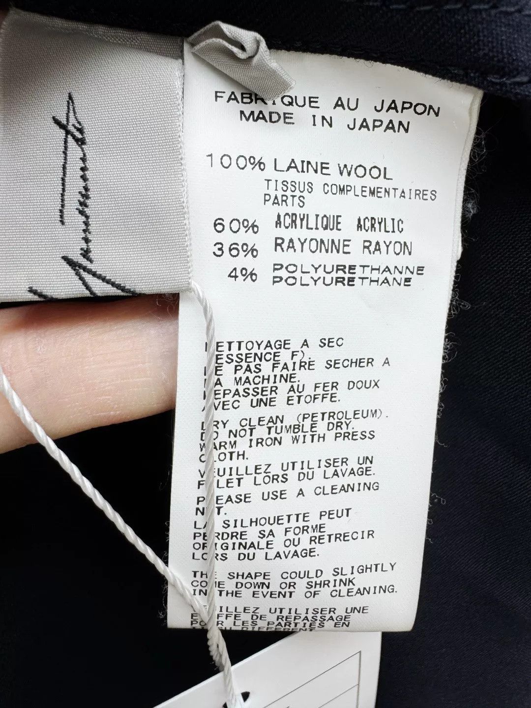 Yohji Yamamoto Yohji Yamamoto Main Line Shirt Size US S / EU 44-46 / 1 - 9 Thumbnail