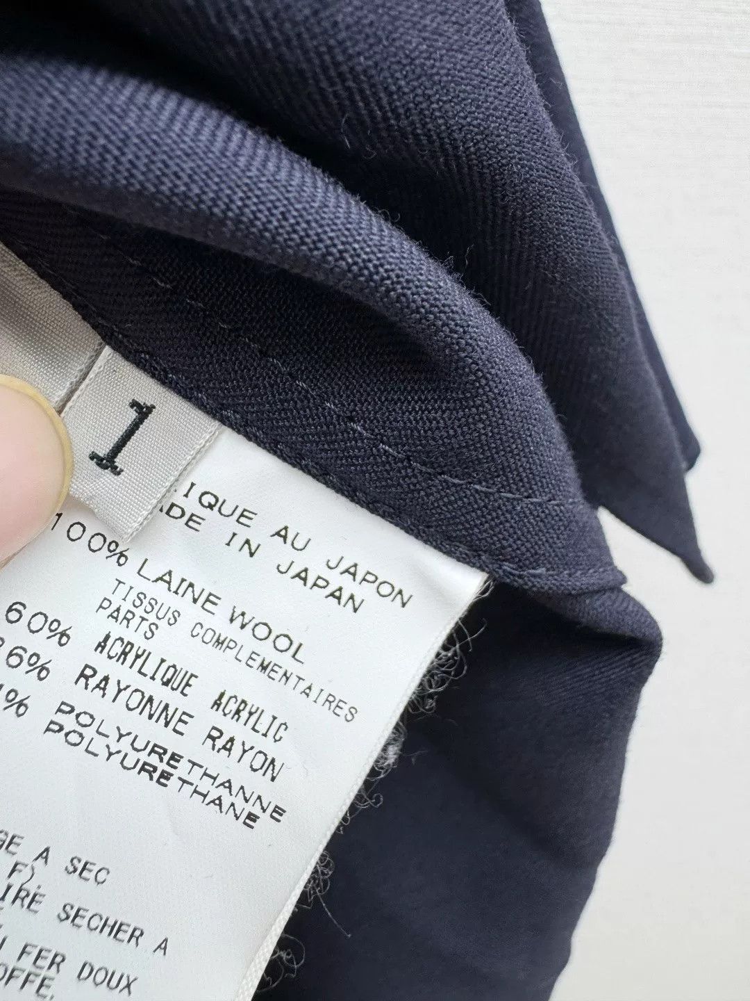 Yohji Yamamoto Yohji Yamamoto Main Line Shirt Size US S / EU 44-46 / 1 - 8 Thumbnail