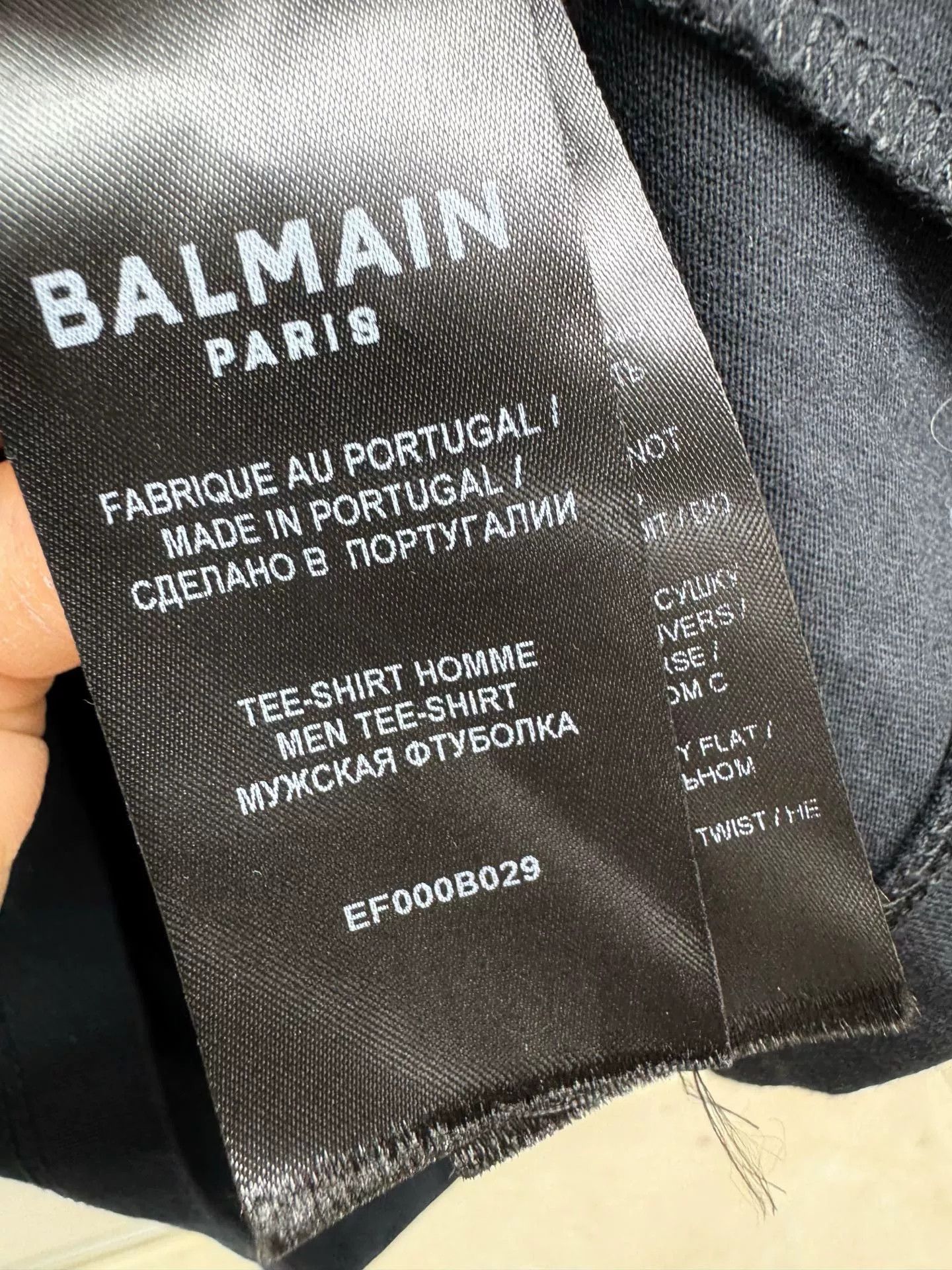 Balmain Balmain Men's Short-Sleeve T-Shirt Size US S / EU 44-46 / 1 - 5 Thumbnail