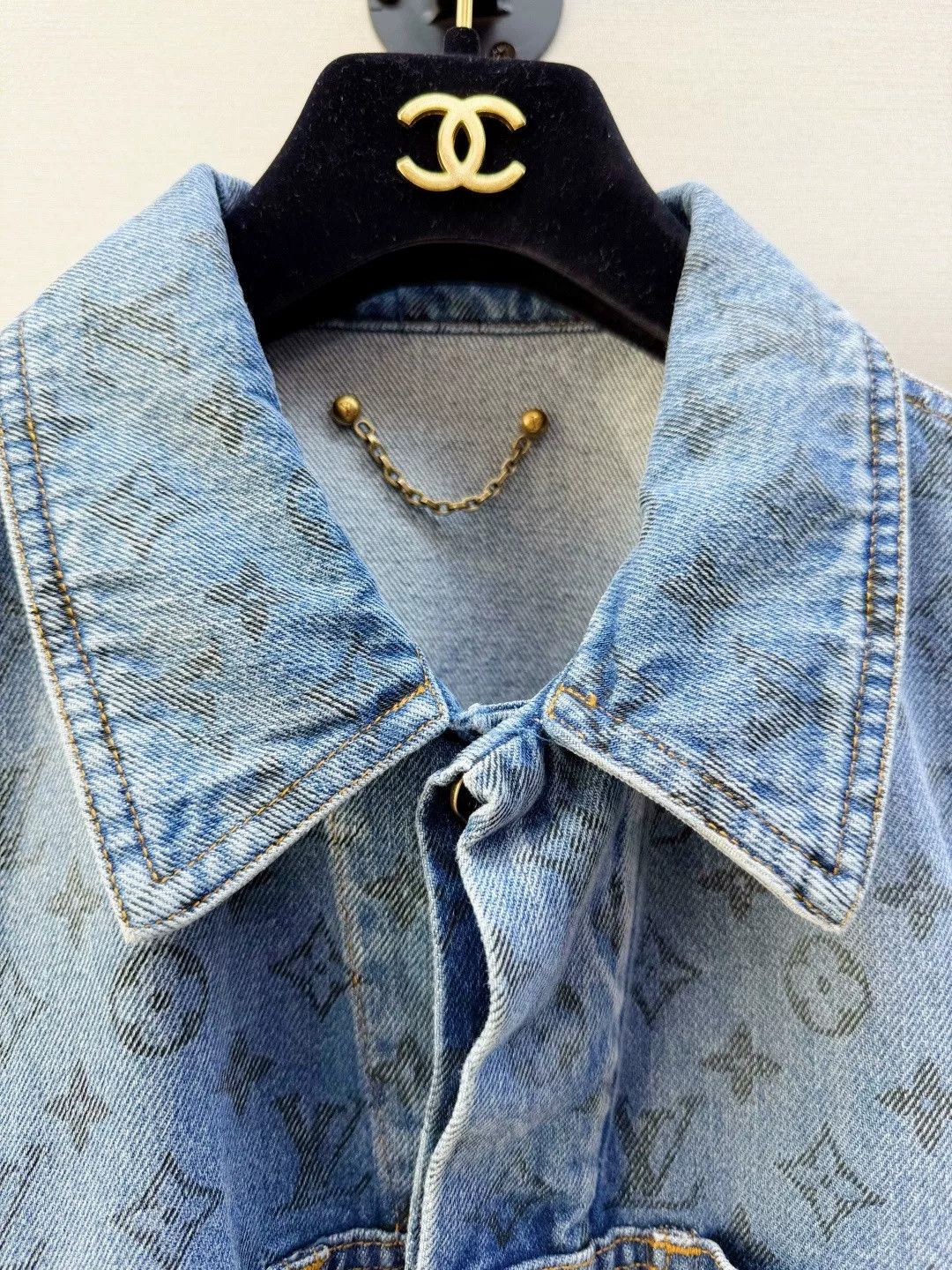 Louis Vuitton Louis Vuitton New Denim Jacket Size US M / EU 48-50 / 2 - 2 Thumbnail