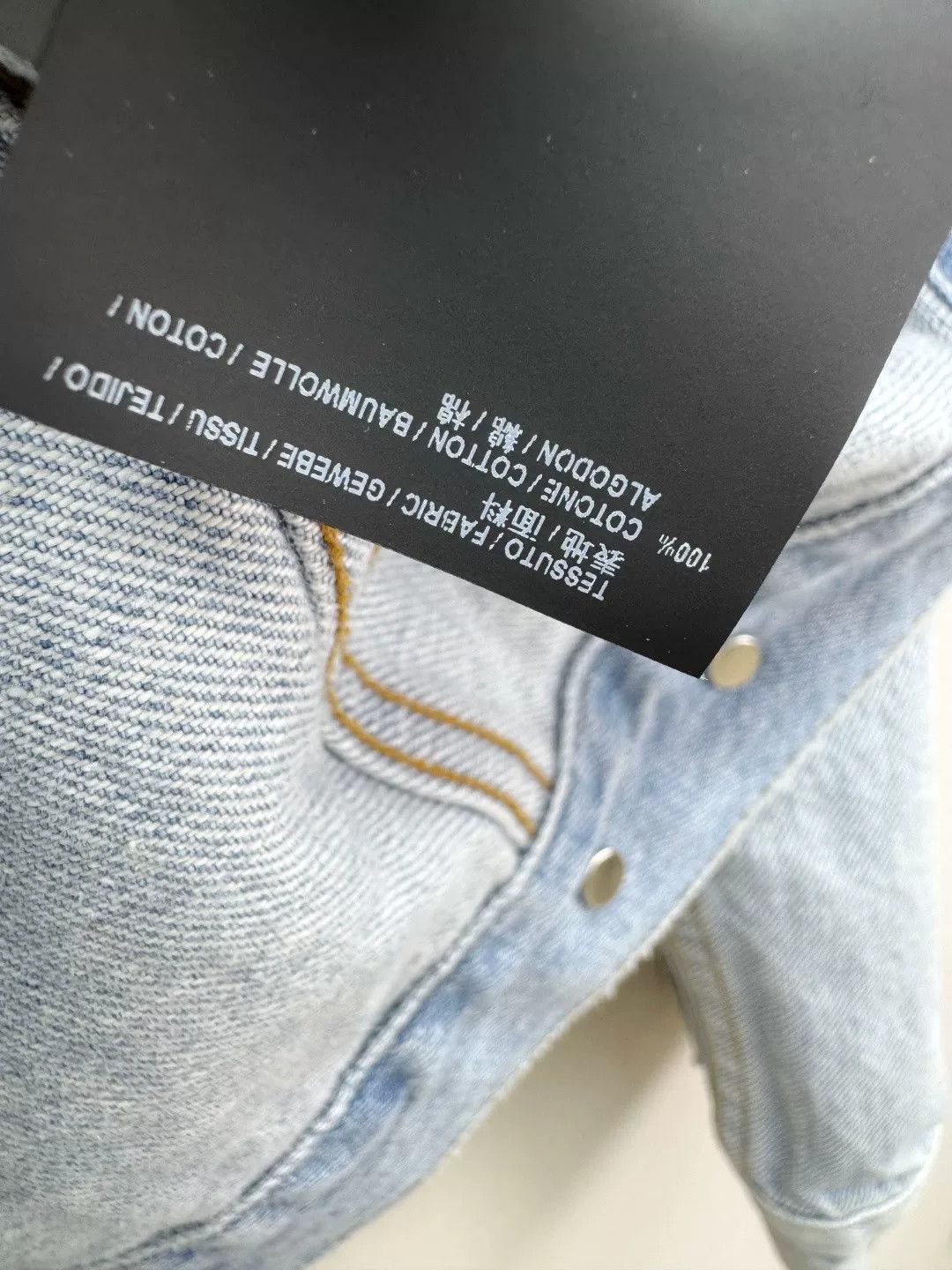Balenciaga Balenciaga Denim Jacket Size 44 Size US S / EU 44-46 / 1 - 7 Thumbnail