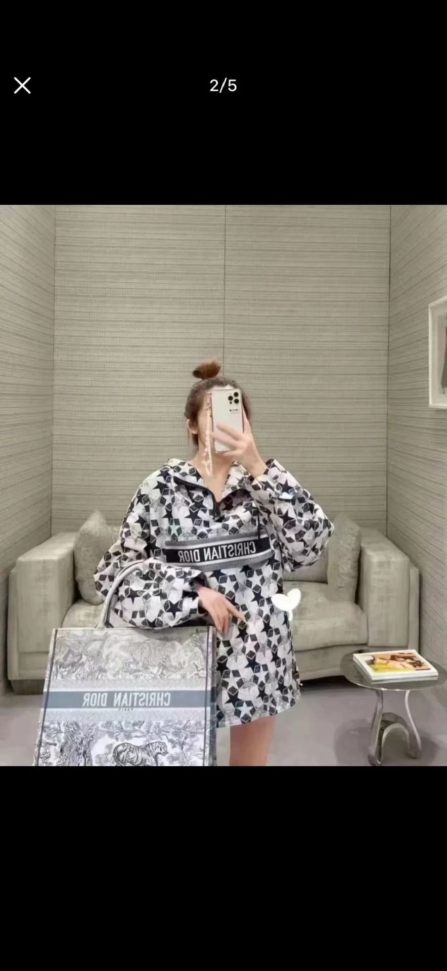 Dior Dior Lucky Star Print Hooded Jacket Size XS / US 0-2 / IT 36-38 - 9 Thumbnail